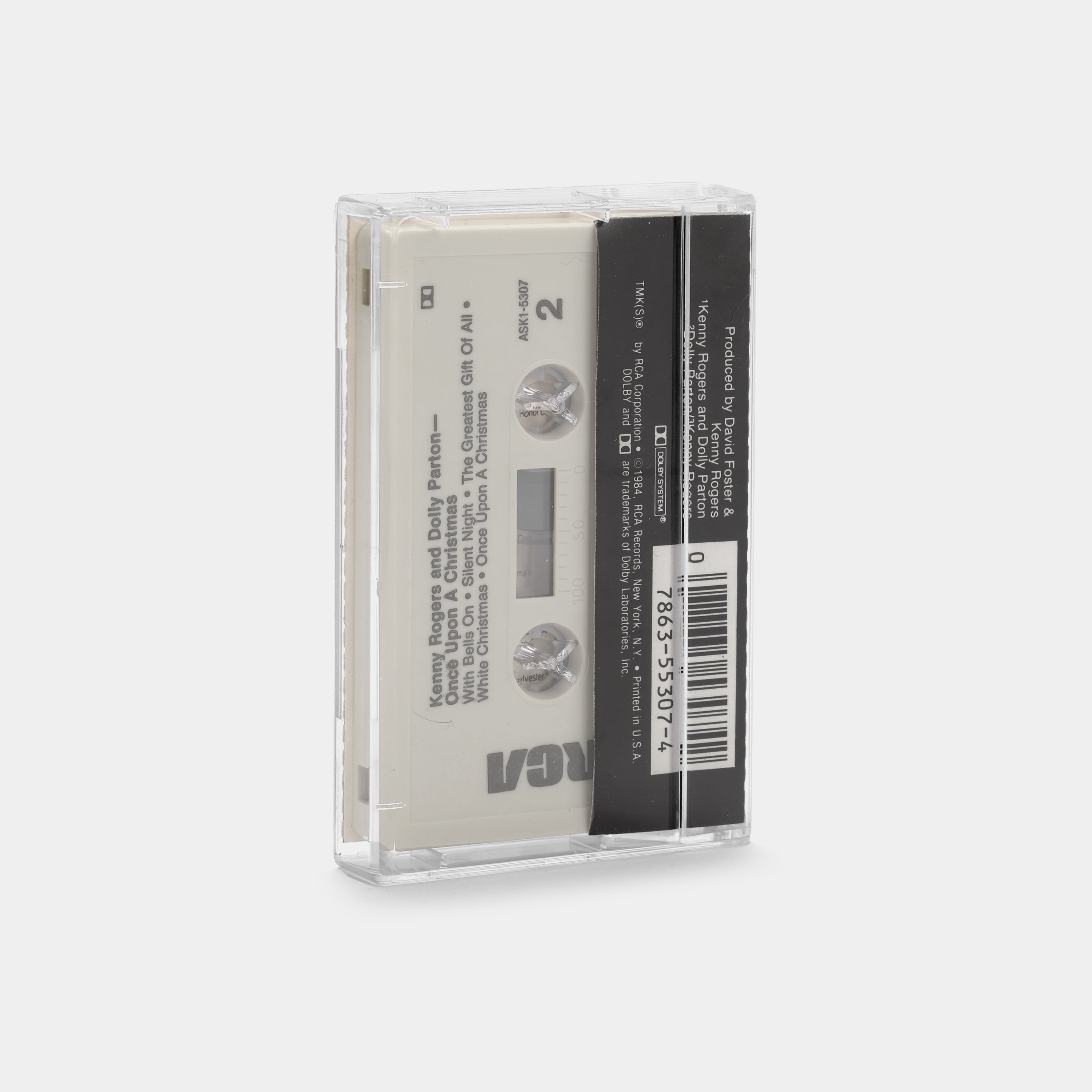 Kenny Rogers and Dolly Parton - Once Upon A Christmas Cassette Tape