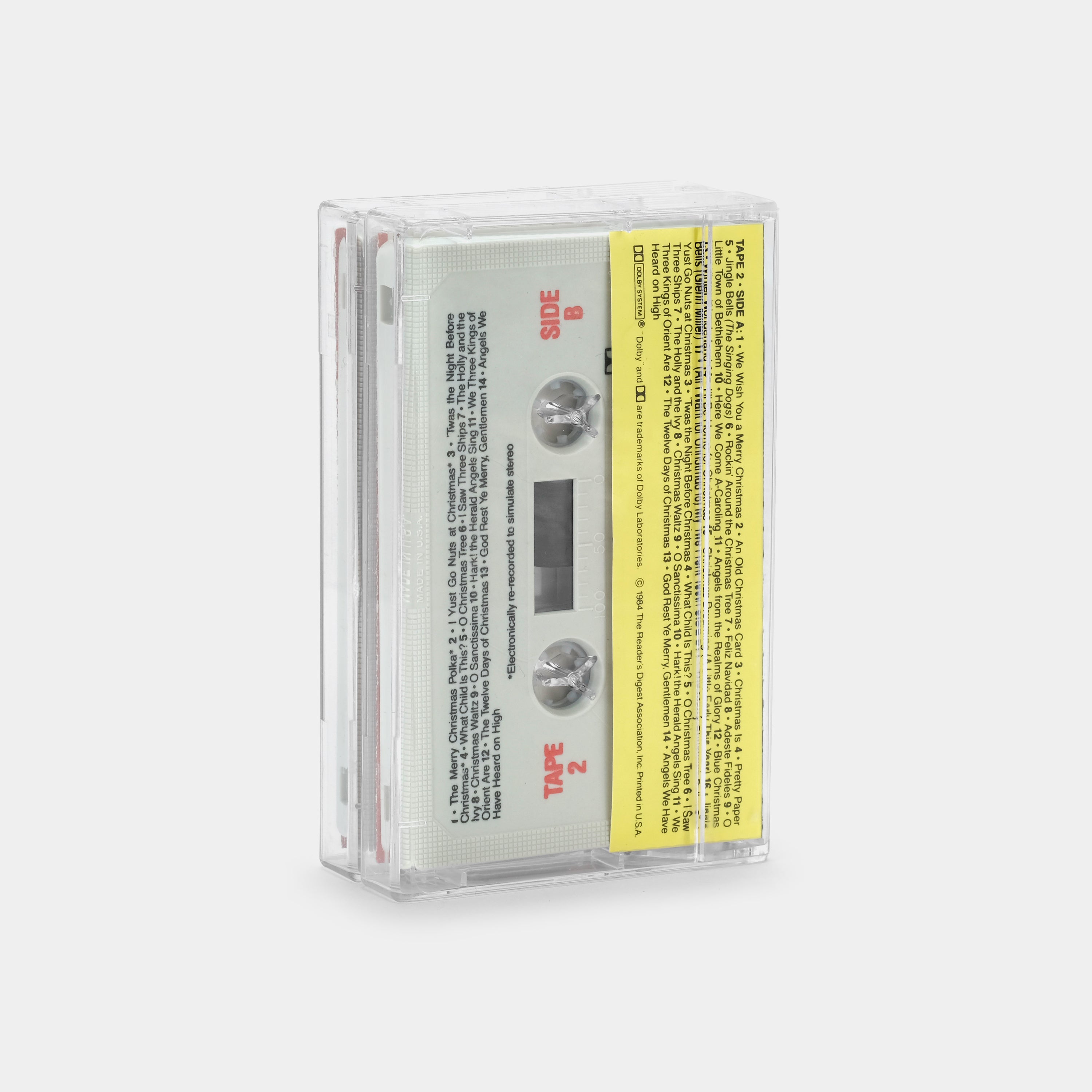 Readers Digest Cassette Pleasure Programmed: Christmas Through the Years 1 & 2 Cassette Tape Set