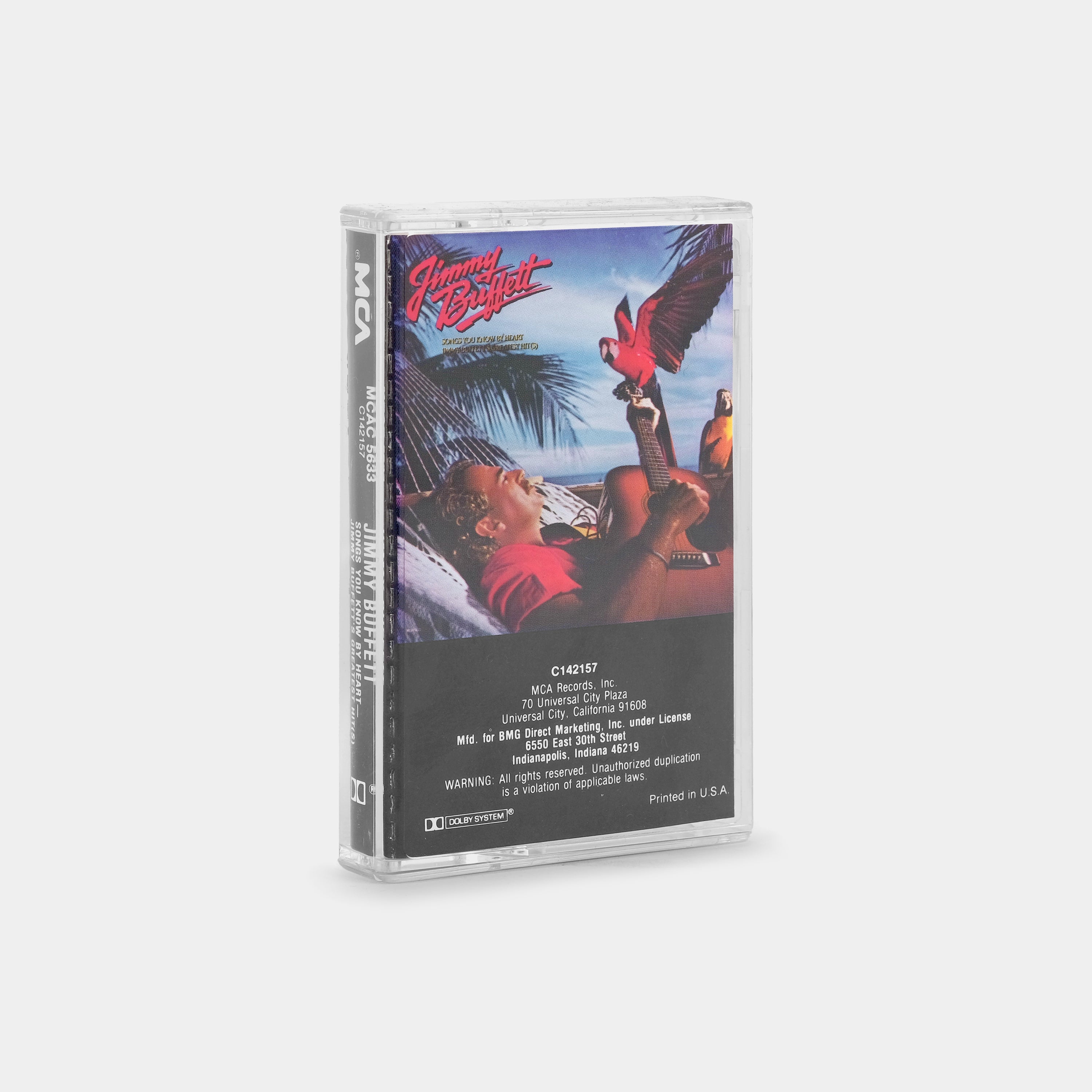 Jimmy Buffett - Songs You Know By Heart - Jimmy Buffett's Greatest Hit(s) Cassette Tape