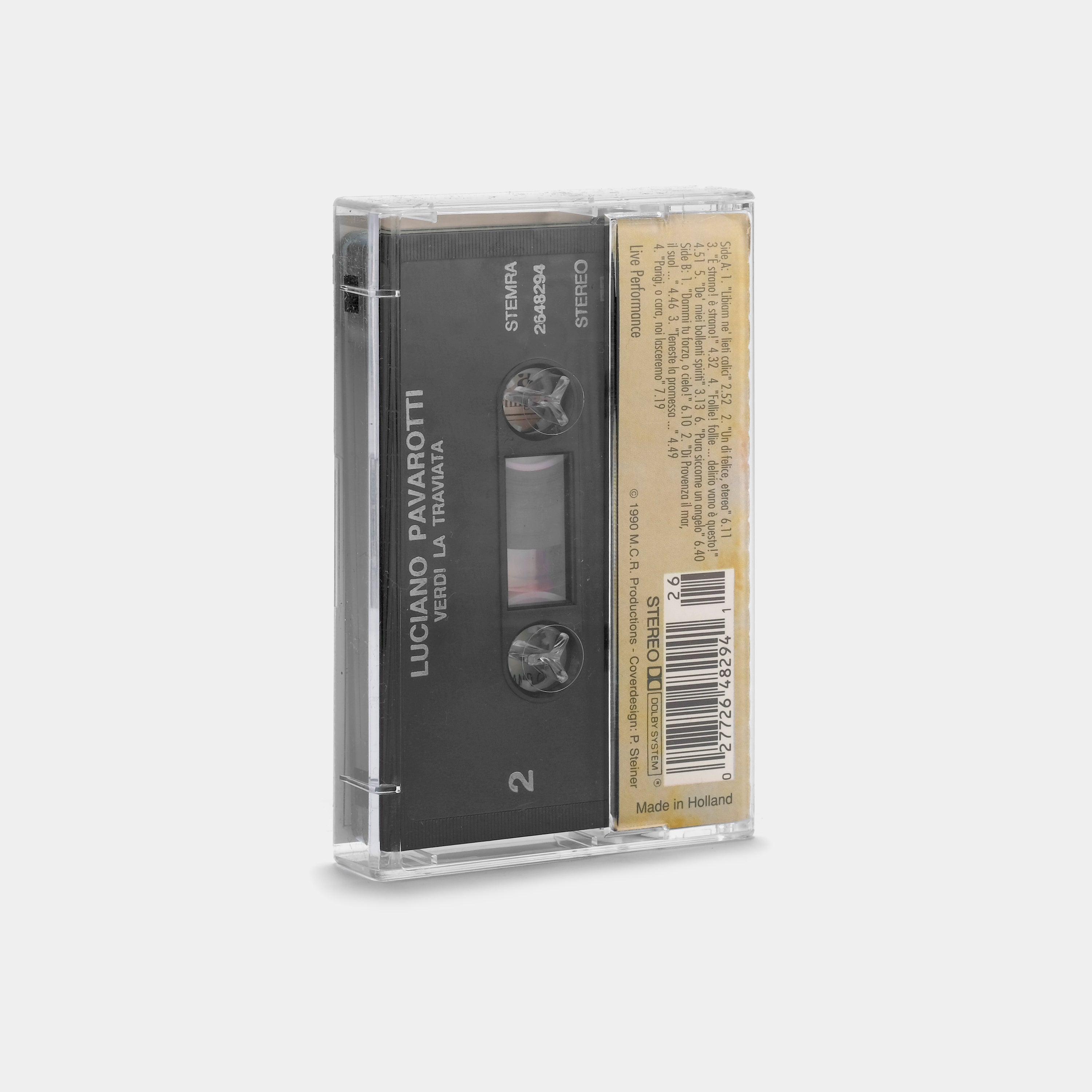 Luciano Pavarotti - Verdi La Traviata Cassette Tape