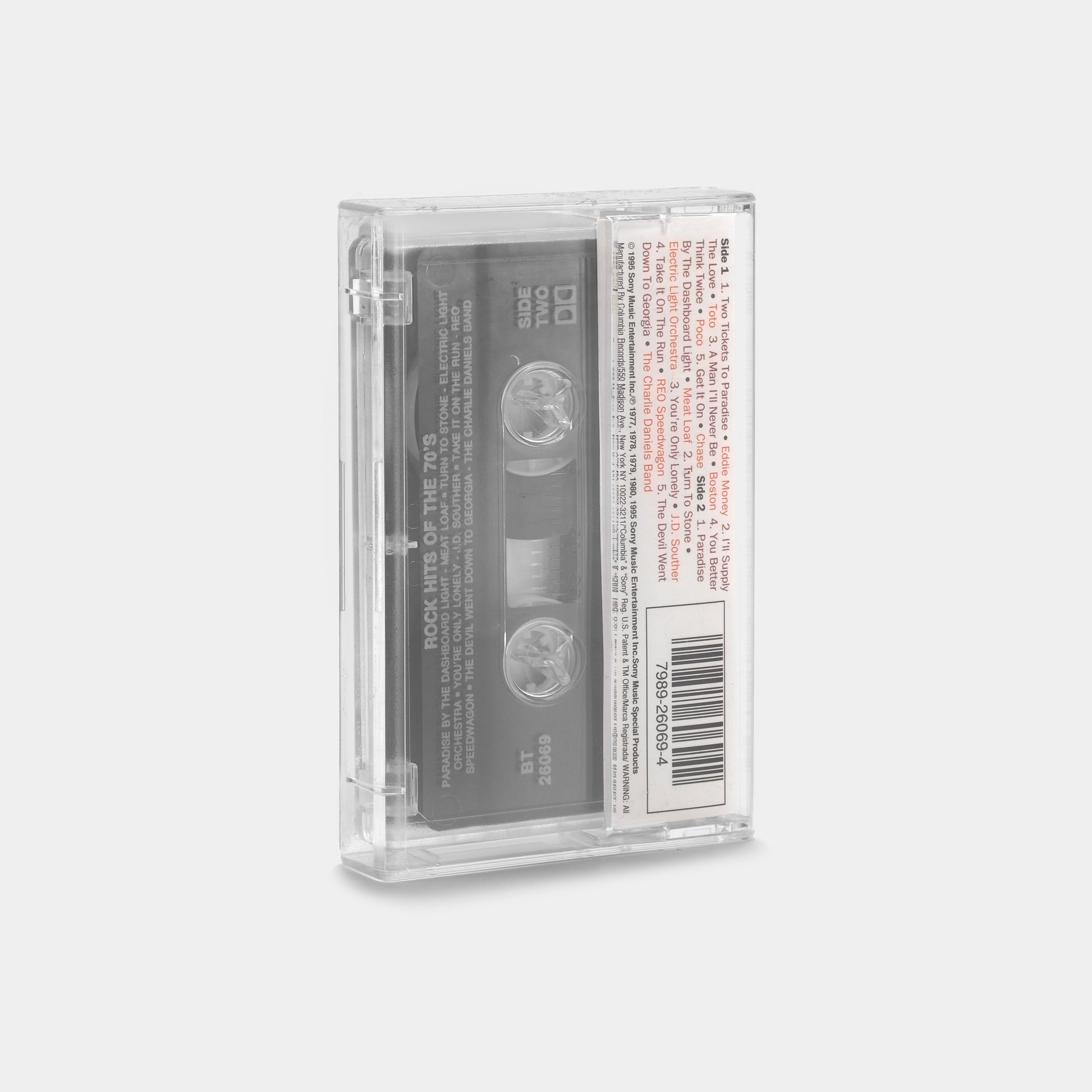 Rock Hits of the 70's Cassette Tape