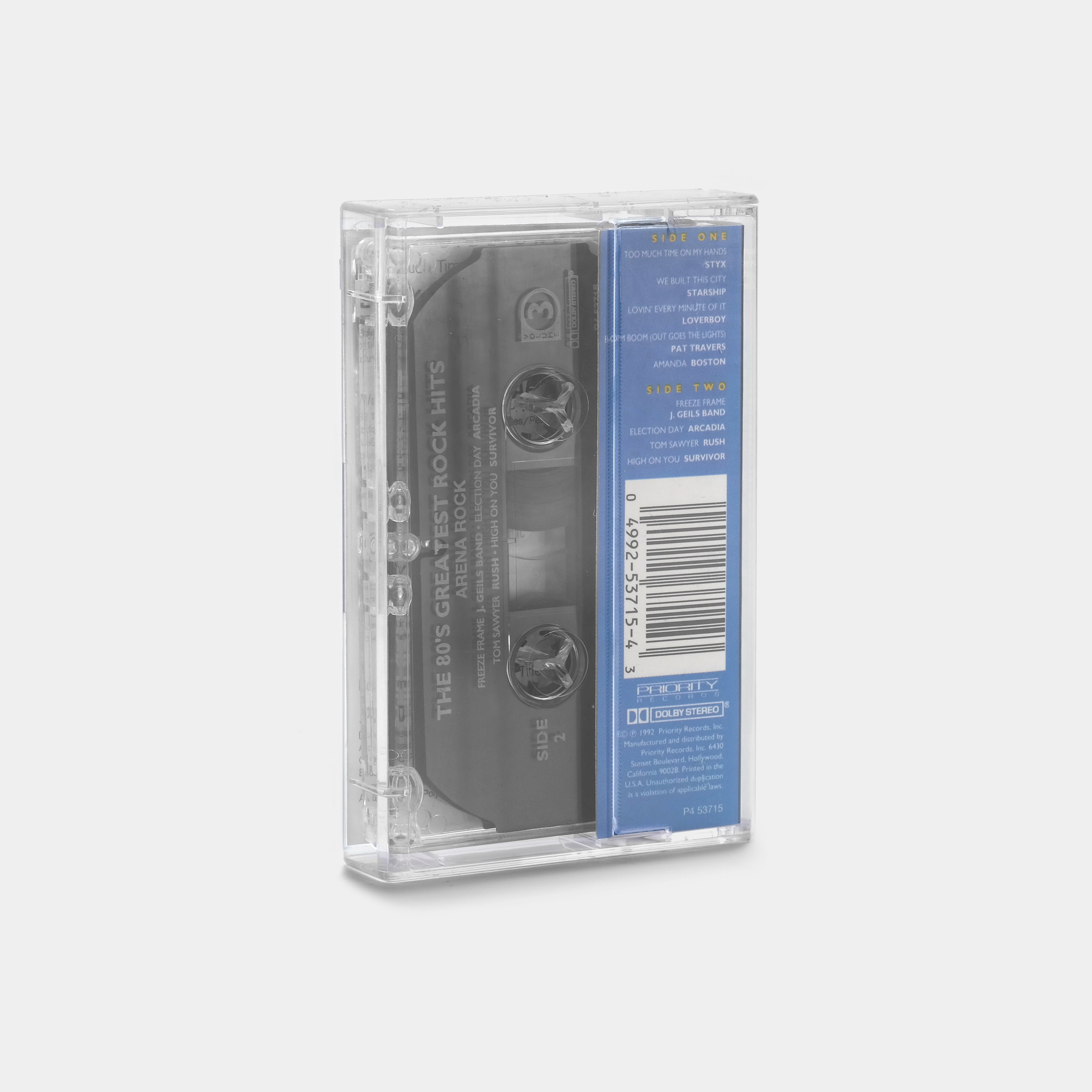 The 80's Greatest Rock Hits Volume 3: Arena Rock Cassette Tape