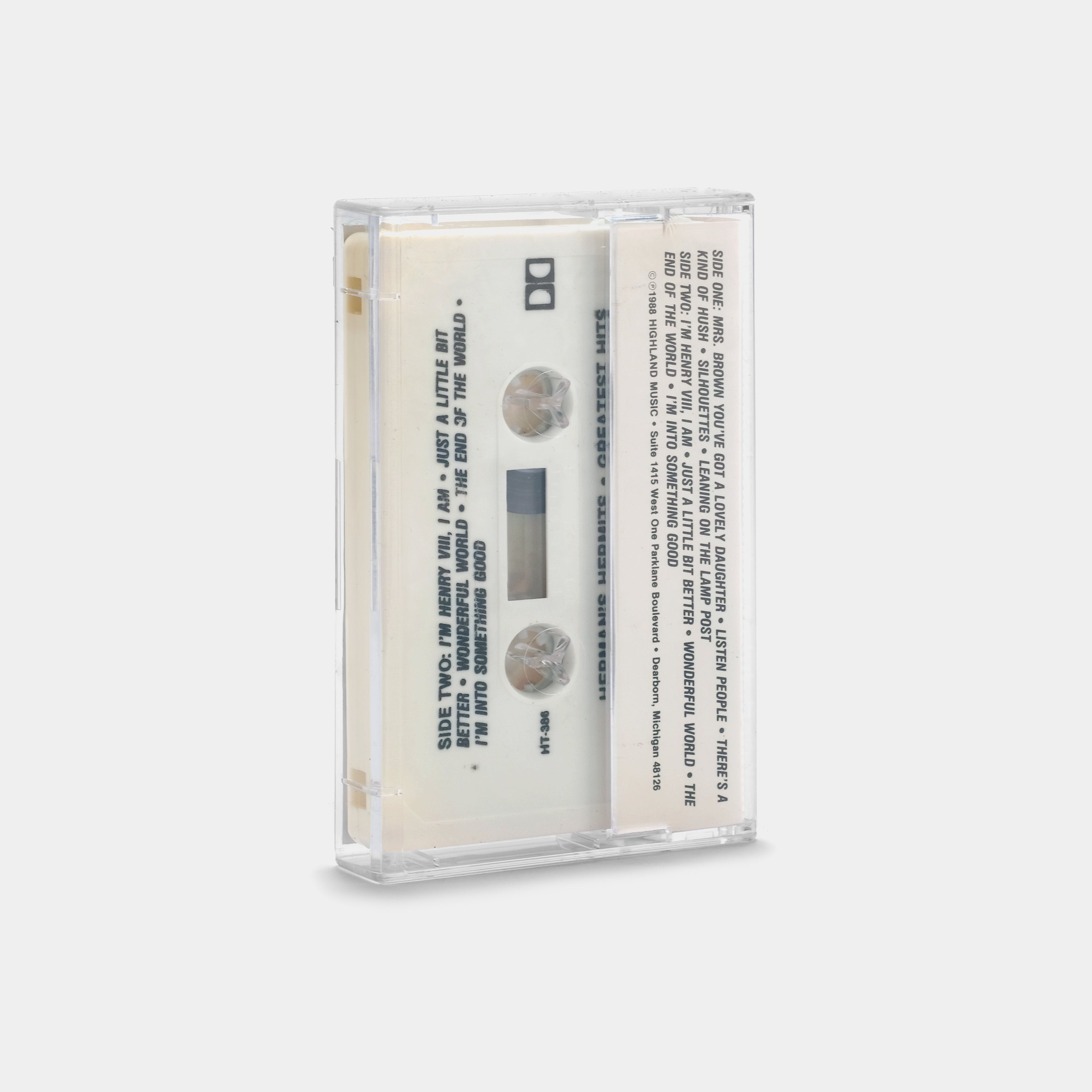 Herman's Hermits - Greatest Hits Cassette Tape