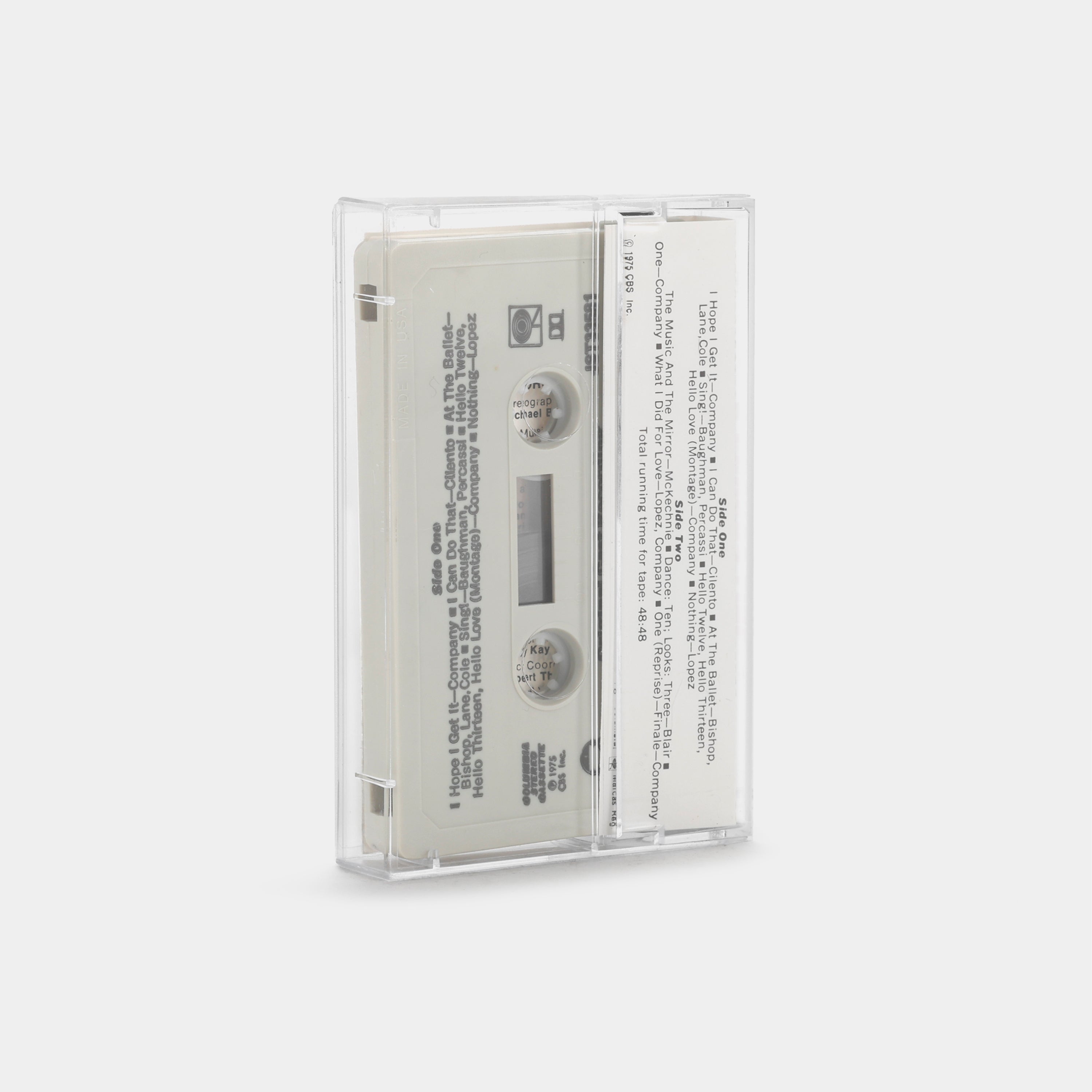 A Chorus Line (Original Cast Recording) Cassette Tape