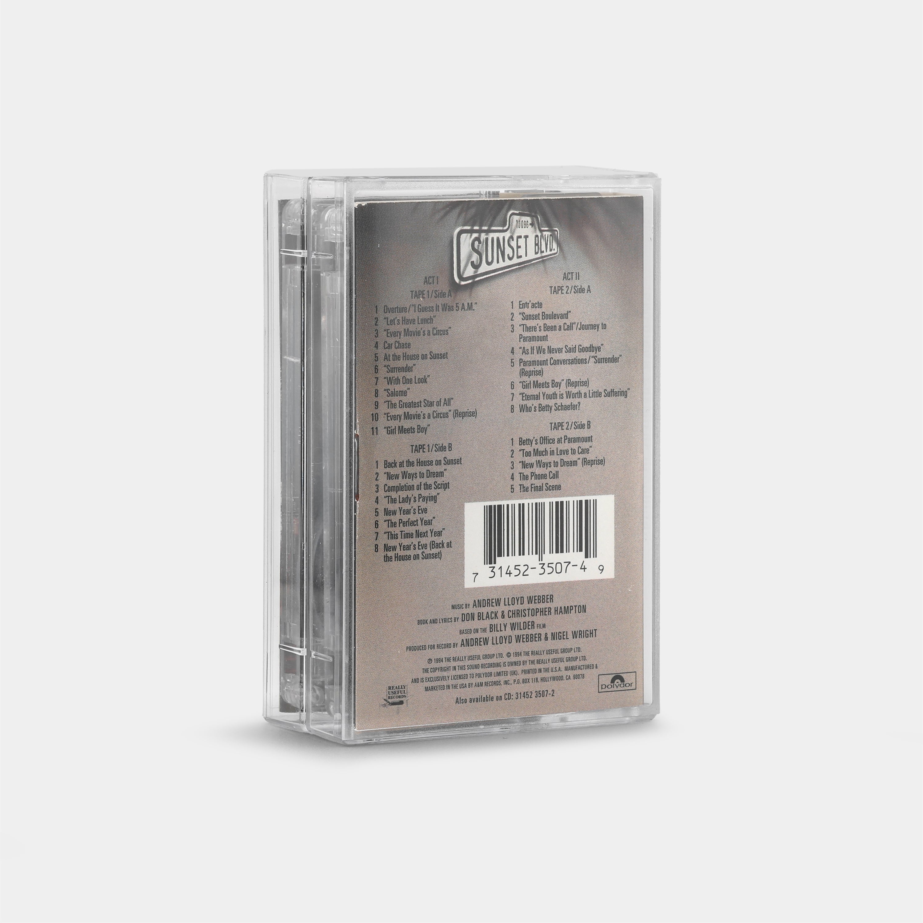 Andrew Lloyd Webber's Sunset Boulevard (American Premiere Recording) Cassette Tape Set