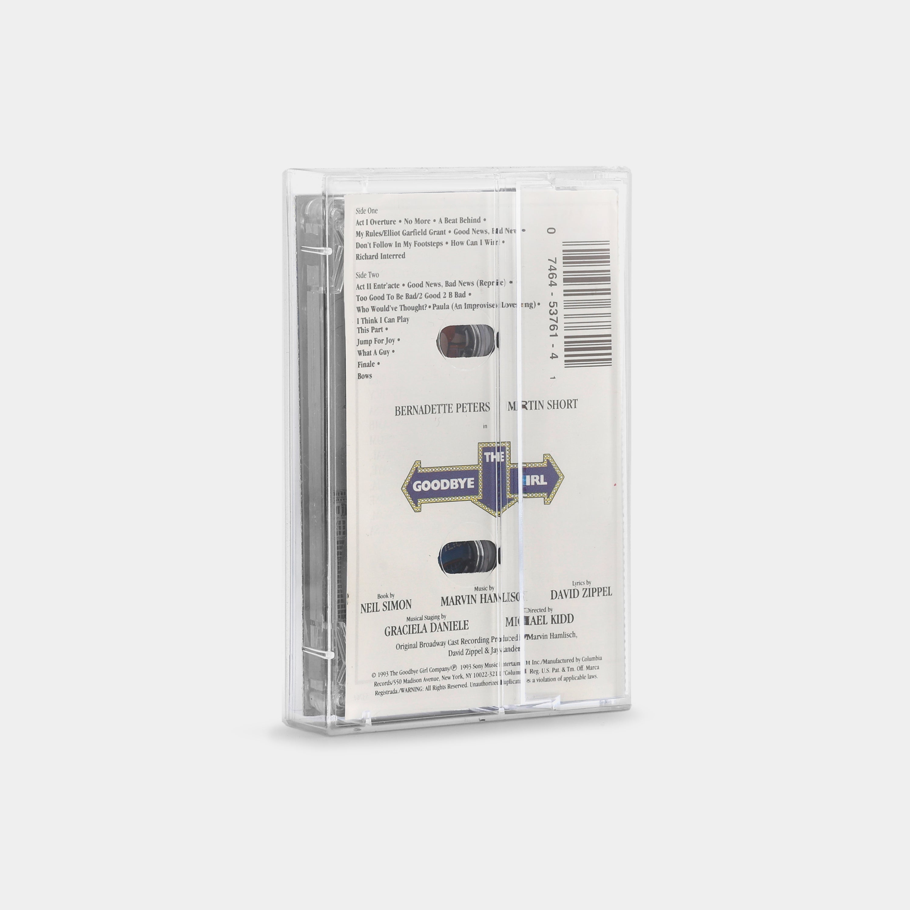 The Goodbye Girl: The Musical (Original Broadway Cast Recording) Cassette Tape