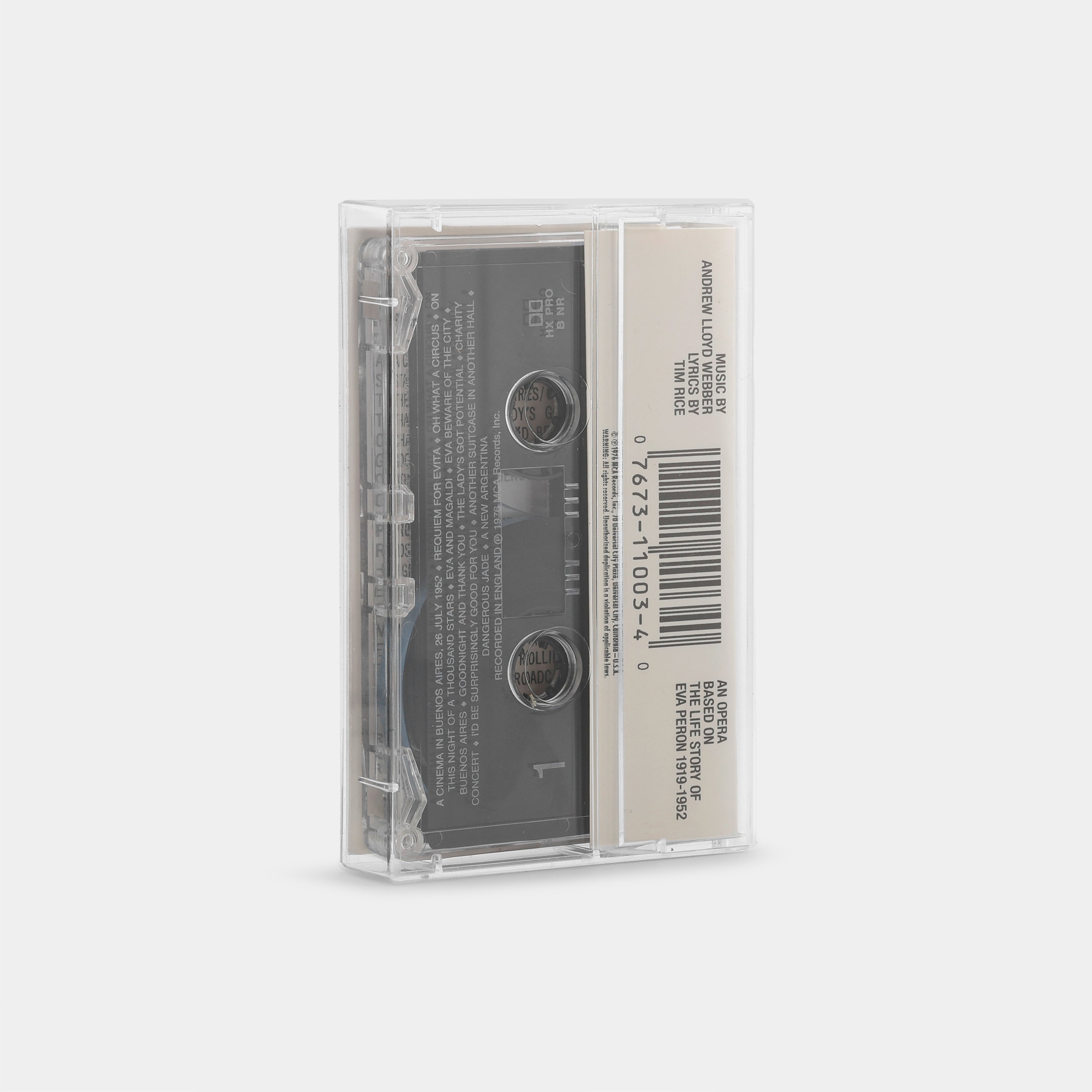 Andrew Lloyd Webber And Tim Rice - Evita Cassette Tape
