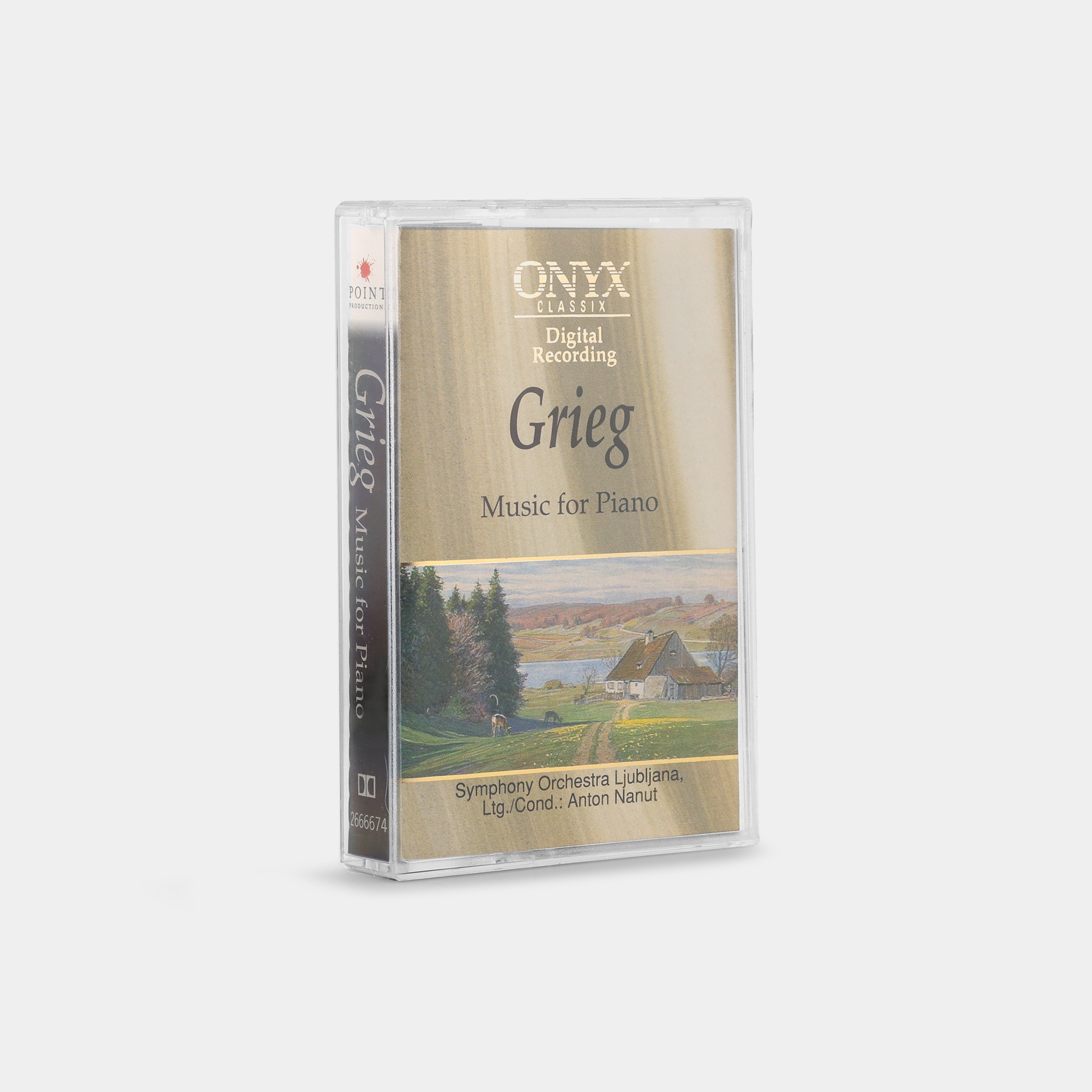 Grieg - Symphony Orchestra Ljubljana, Ltg./Cond.: Anton Nanut – Music For Piano Cassette Tape