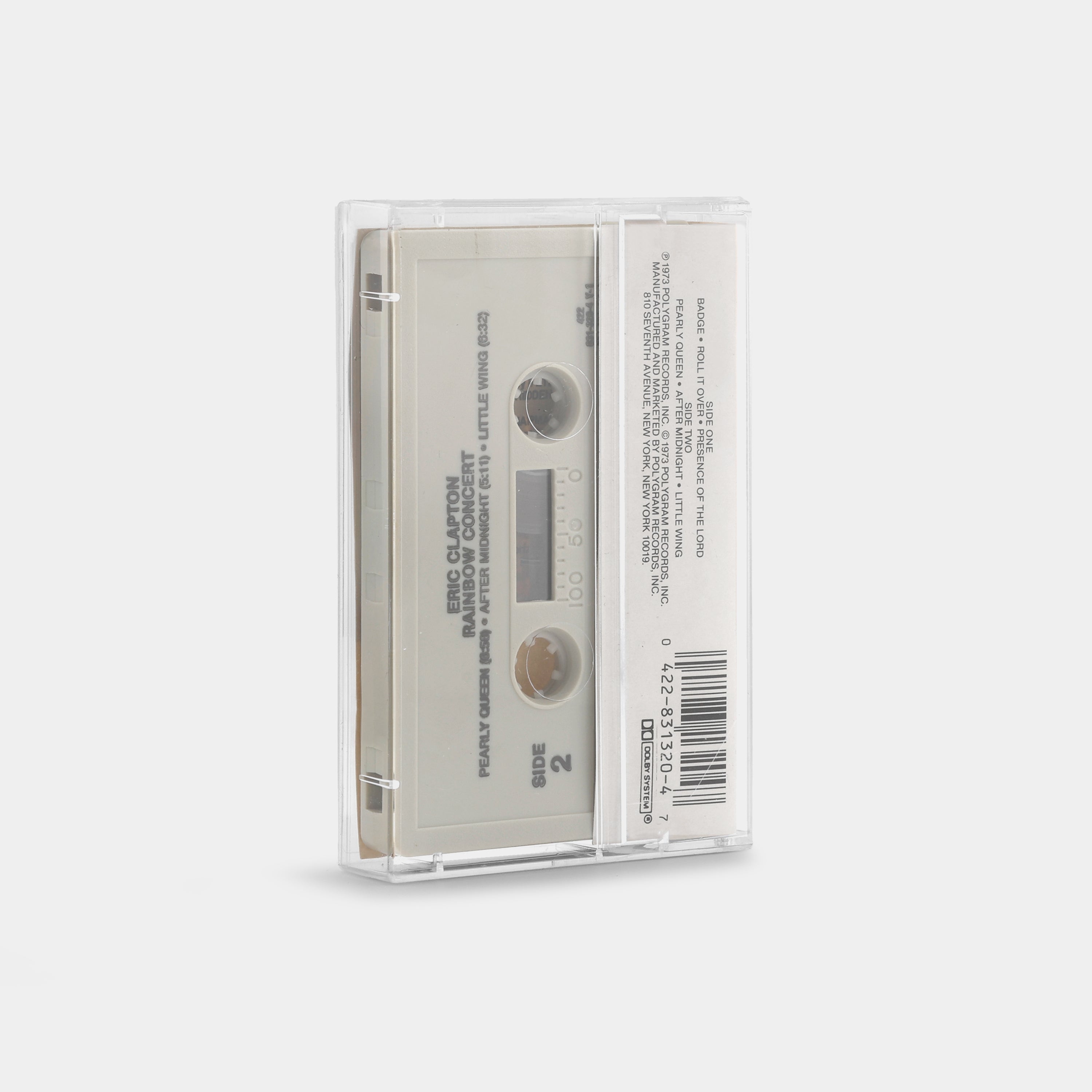 Eric Clapton - Eric Clapton's Rainbow Concert Cassette Tape