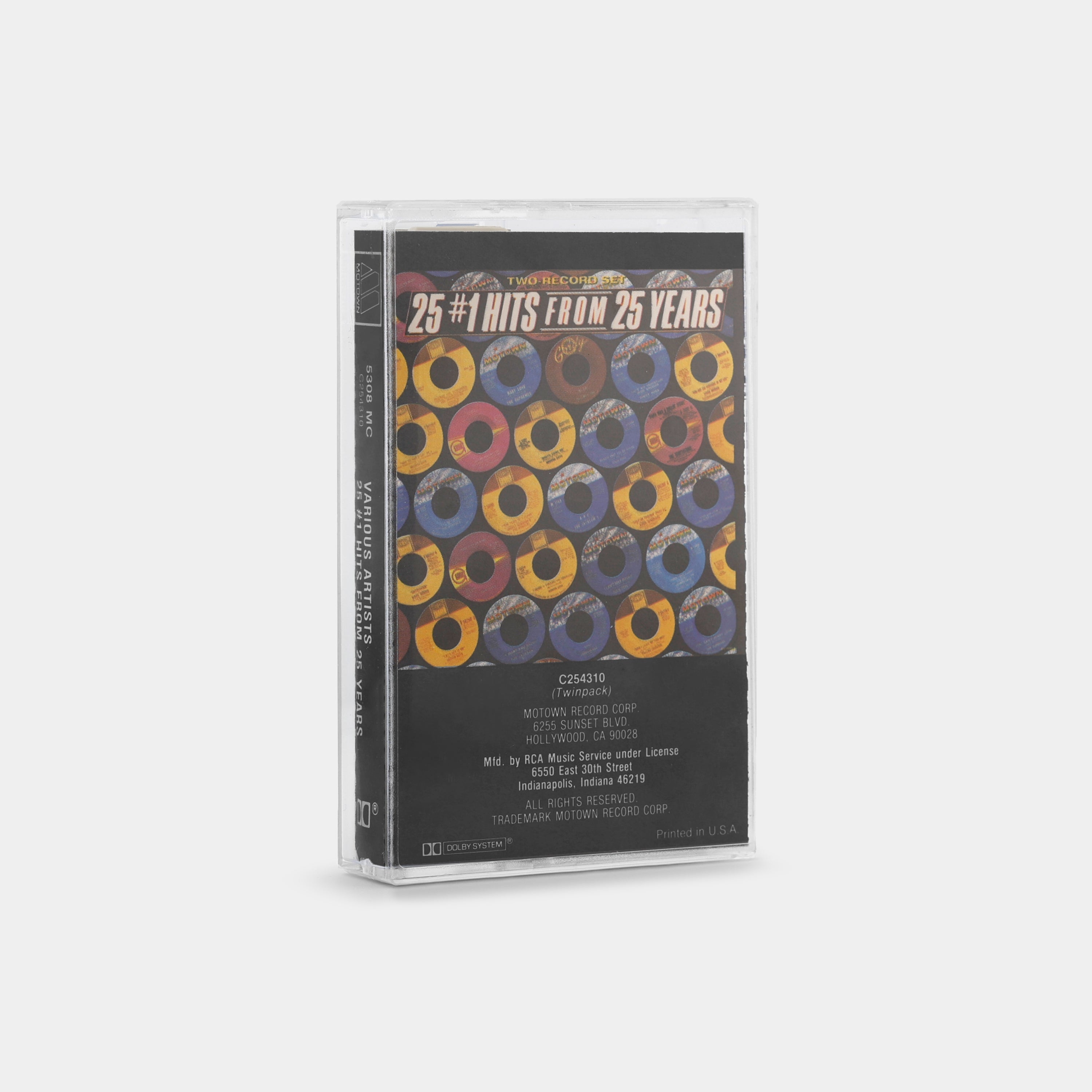 25 #1 Hits From 25 Years Cassette Tape