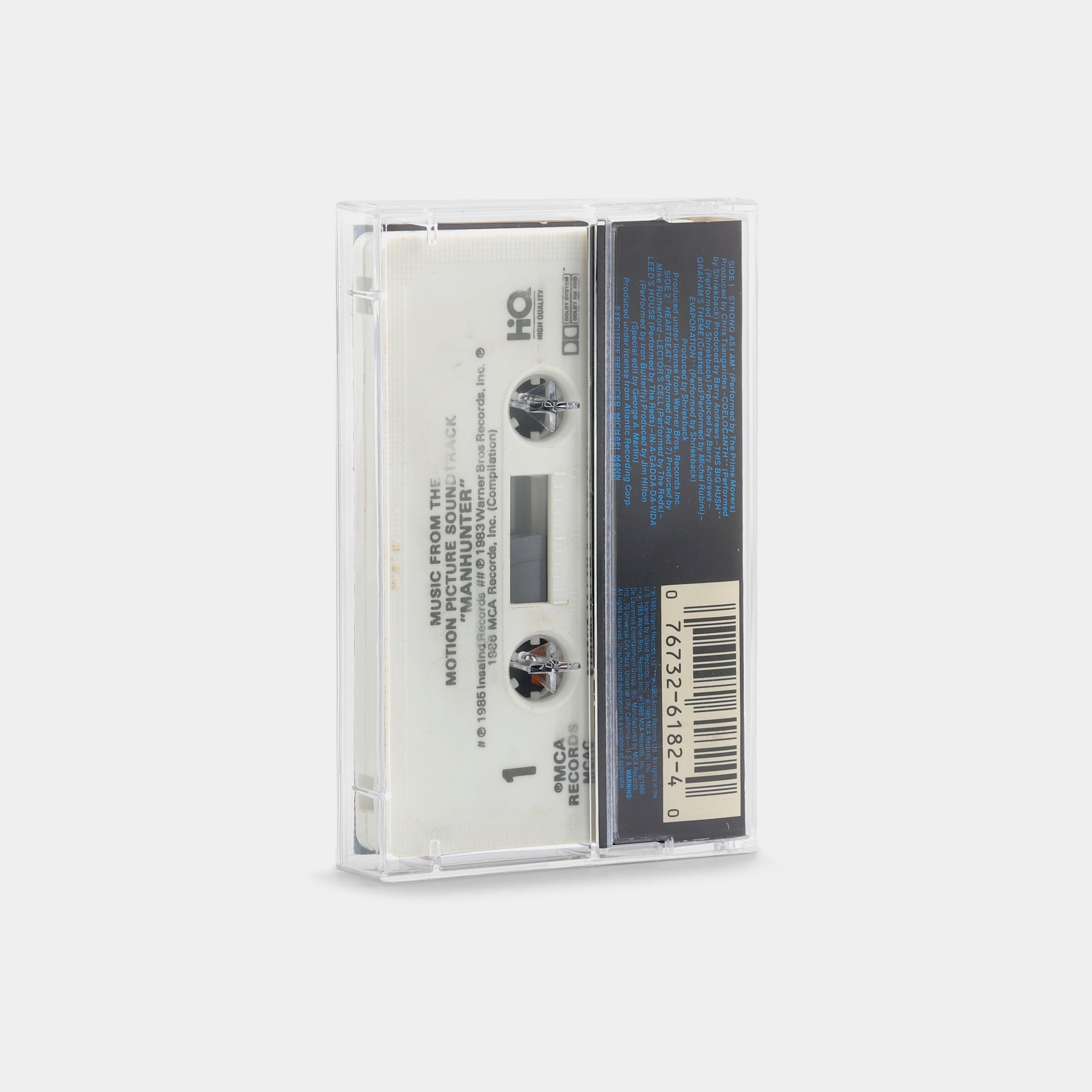 Manhunter (Original Motion Picture Soundtrack) Cassette Tape
