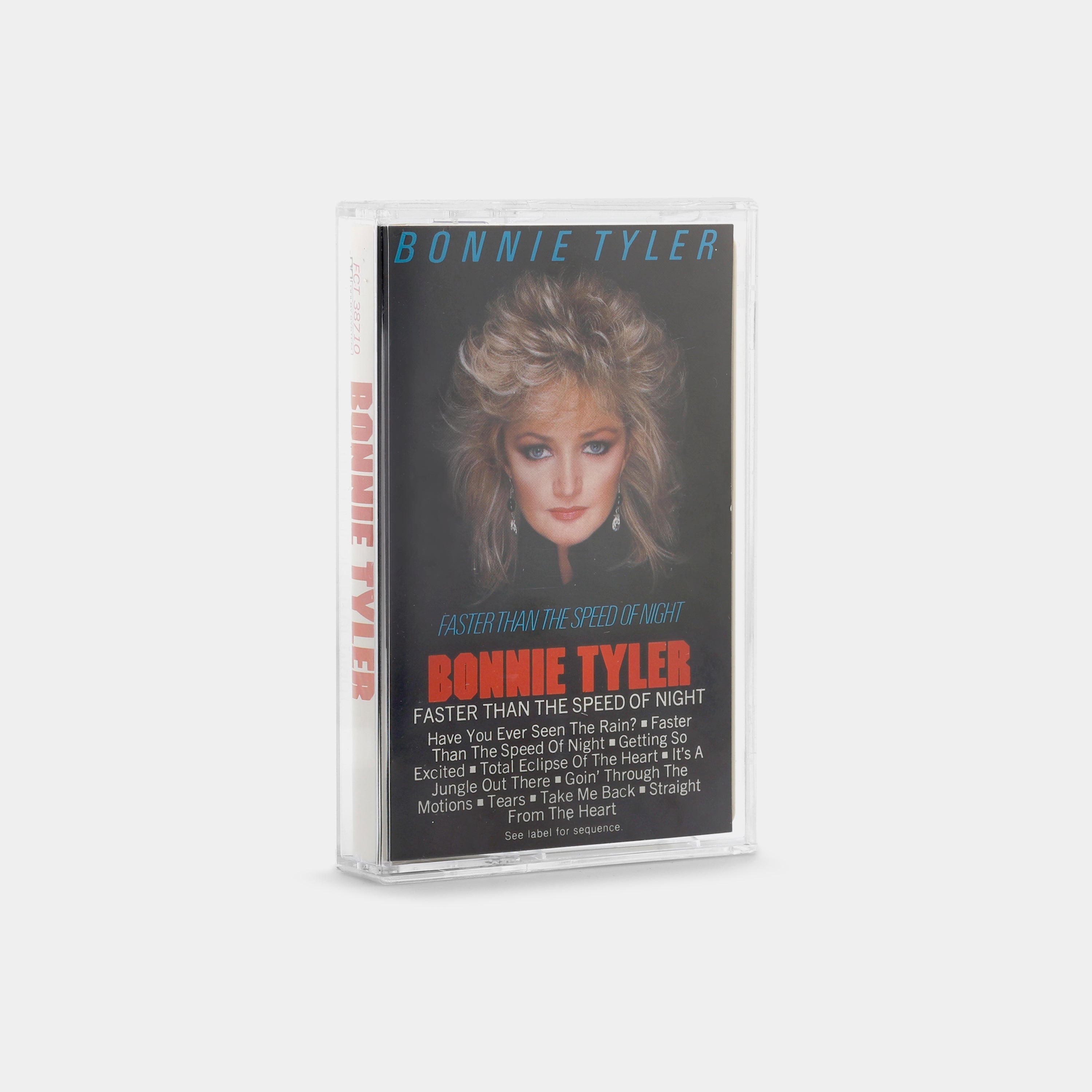 Bonnie Tyler - Faster Than the Speed of Night Cassette Tape
