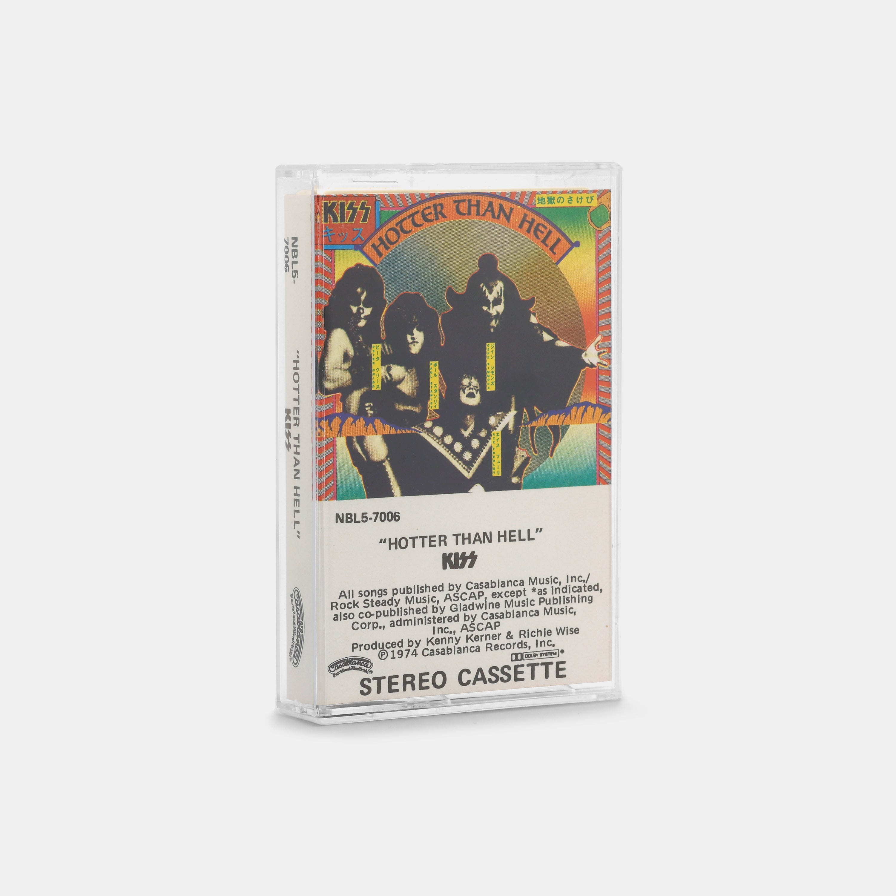KISS - Hotter Than Hell Cassette Tape
