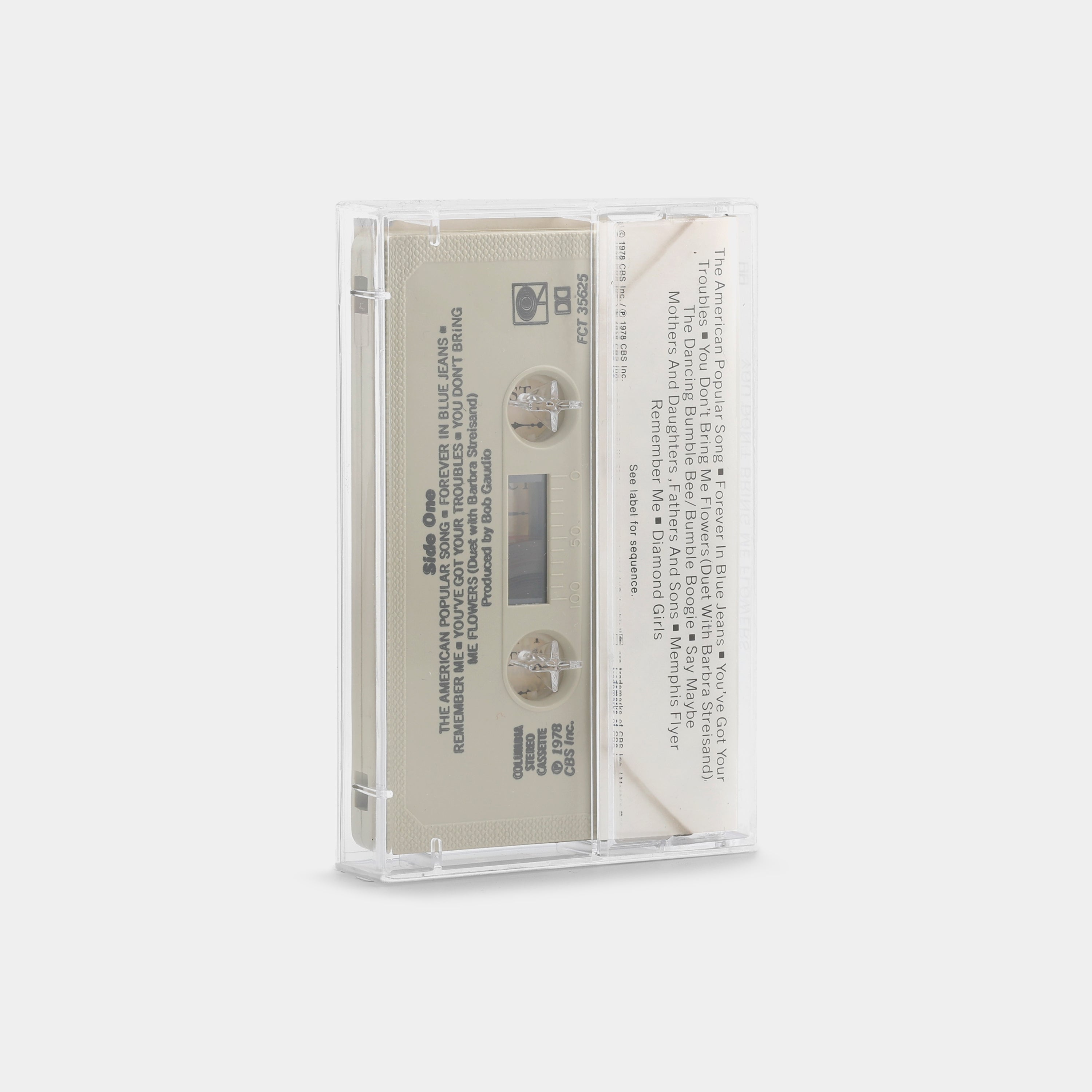 Neil Diamond - You Don't Bring Me Flowers Cassette Tape