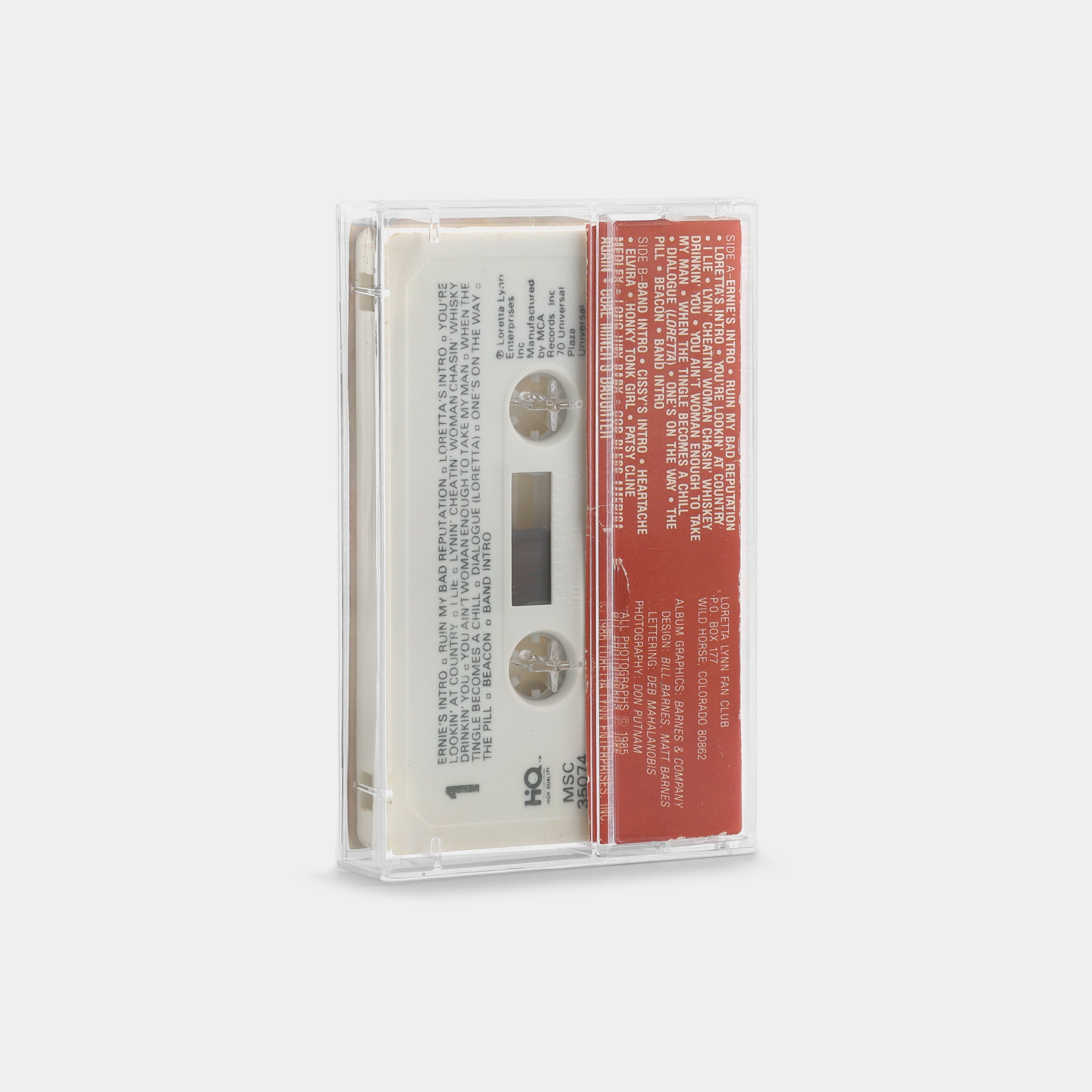 Loretta Lynn - Live from the Wheeling Jamboree Cassette Tape