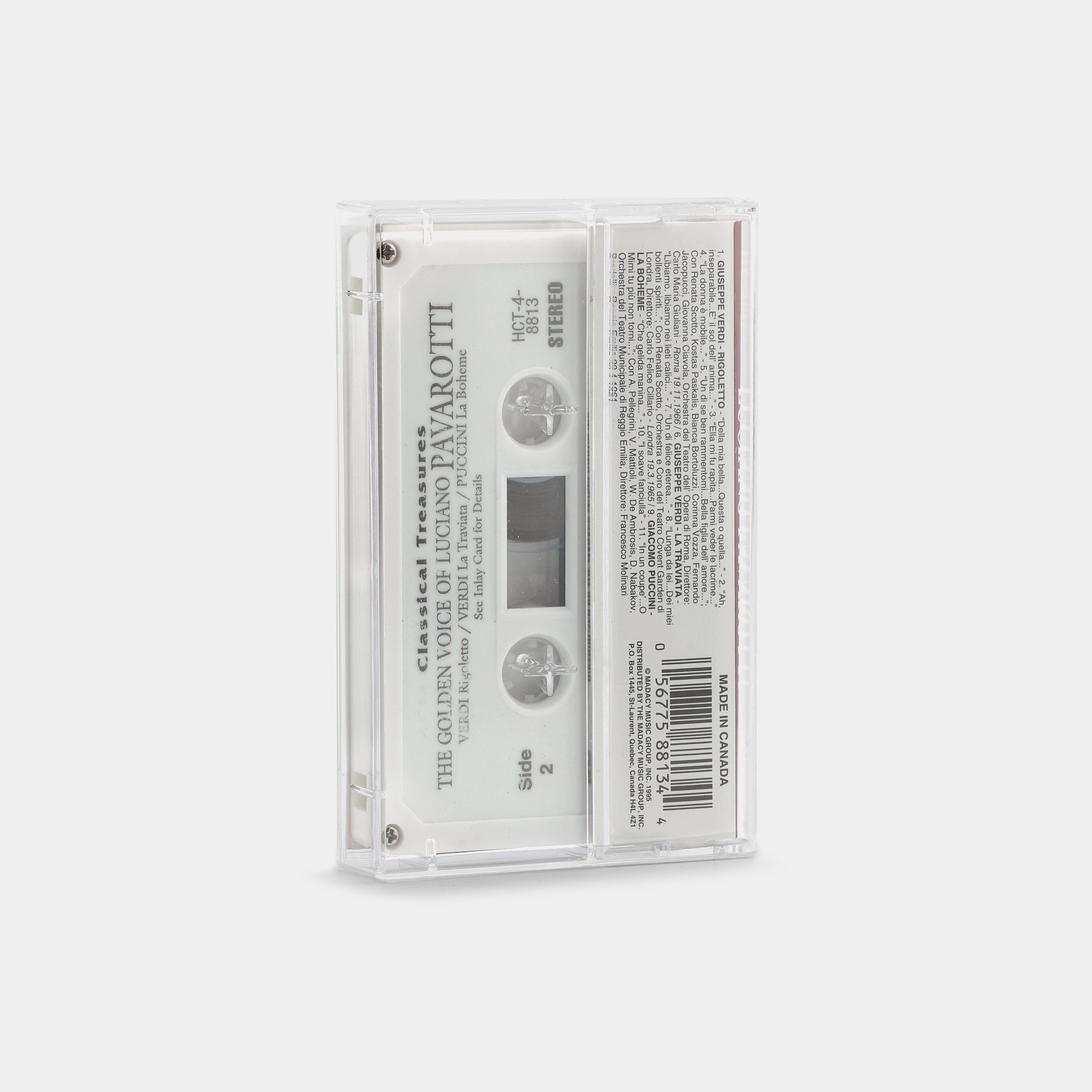 Luciano Pavarotti - The Golden Voice of Luciano Pavarotti Cassette Tape