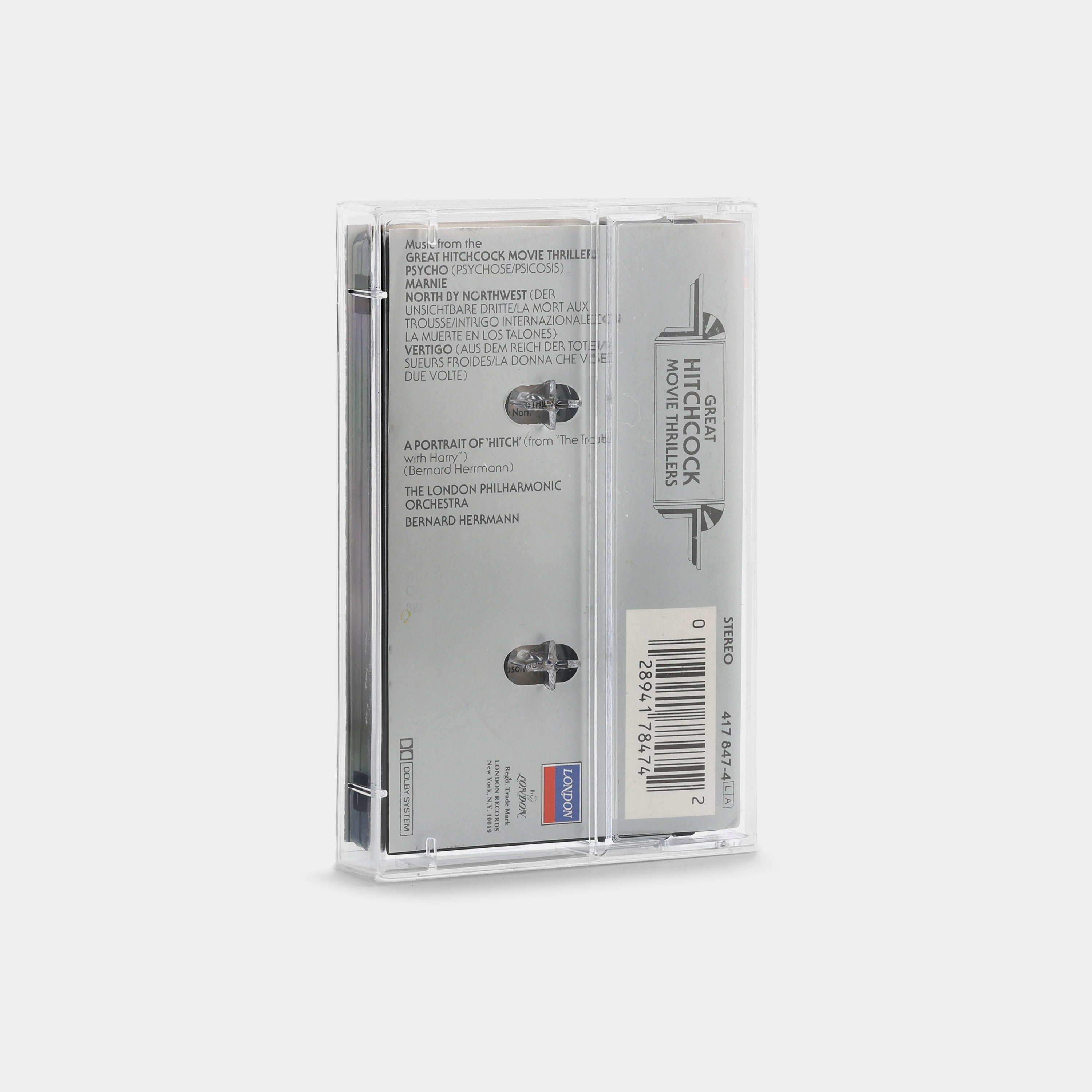 Bernard Herrmann - Great Hitchcock Movie Thrillers Cassette Tape