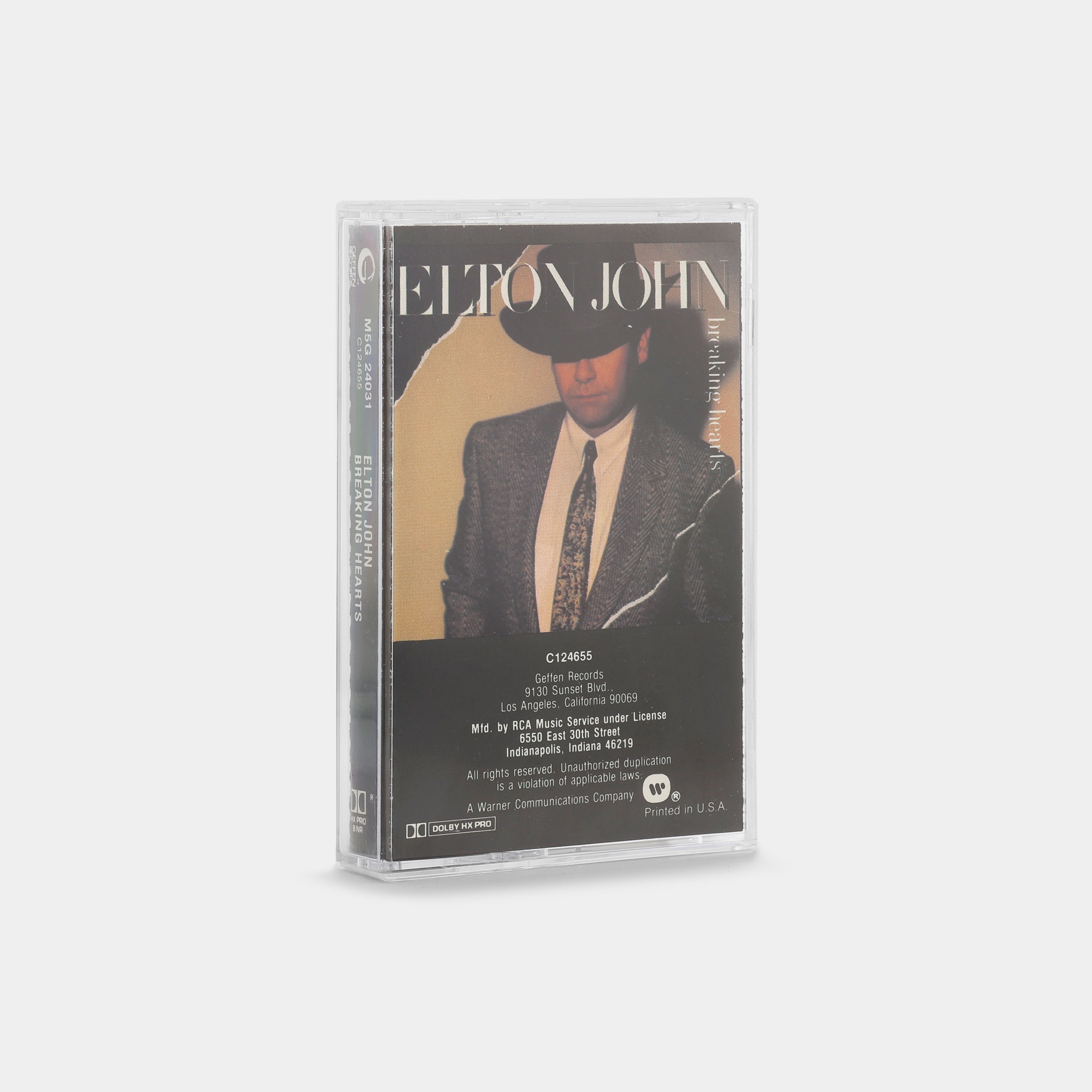 Elton John - Breaking Hearts Cassette Tape