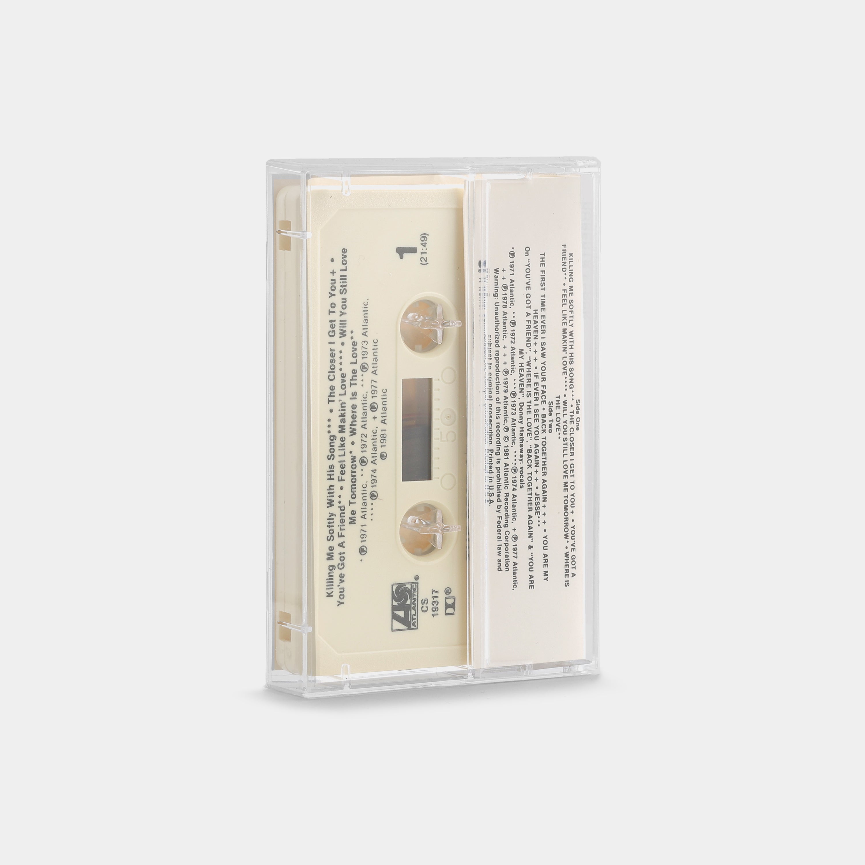 Roberta Flack - The Best of Roberta Flack Cassette Tape