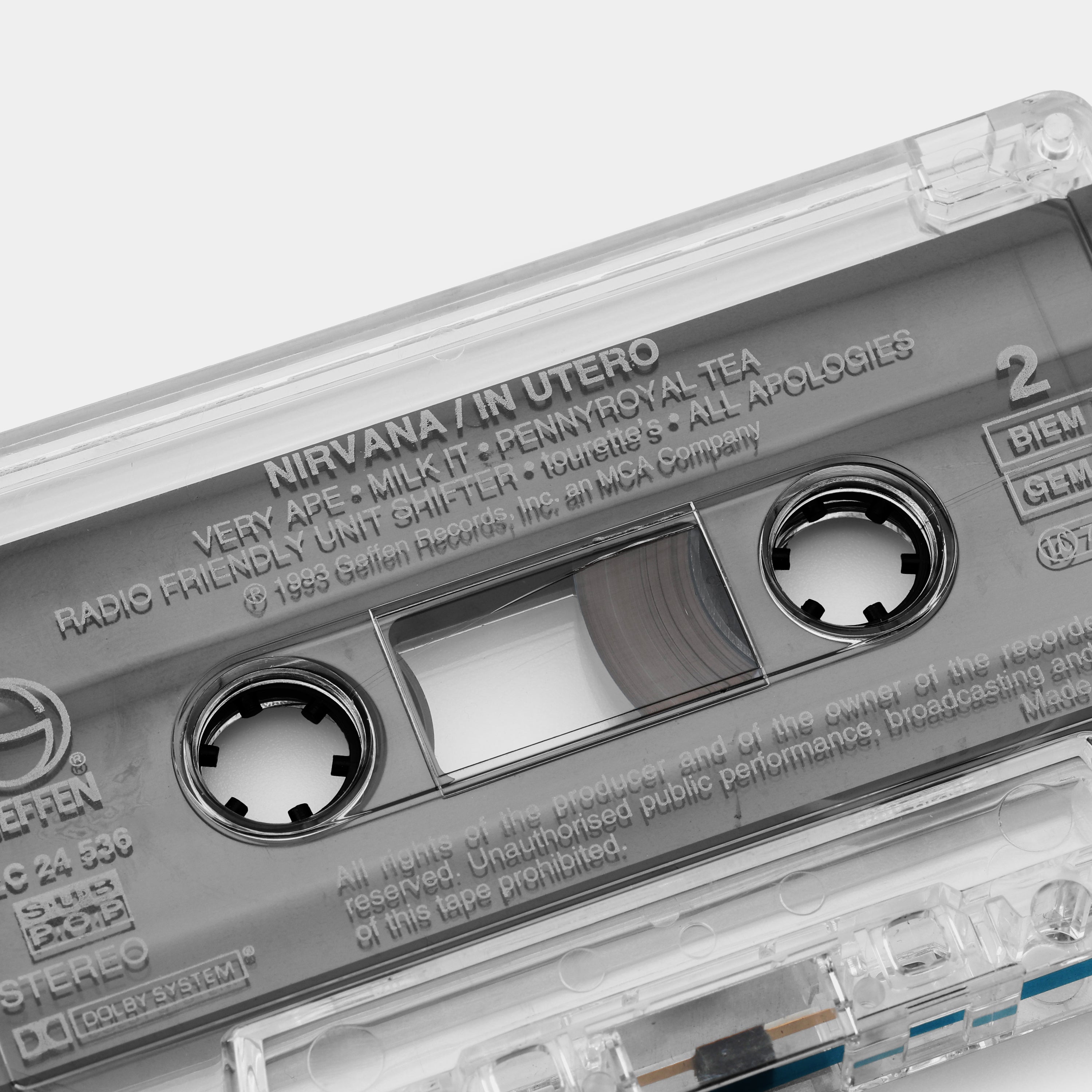 Nirvana - In Utero Cassette Tape (B-Grade)