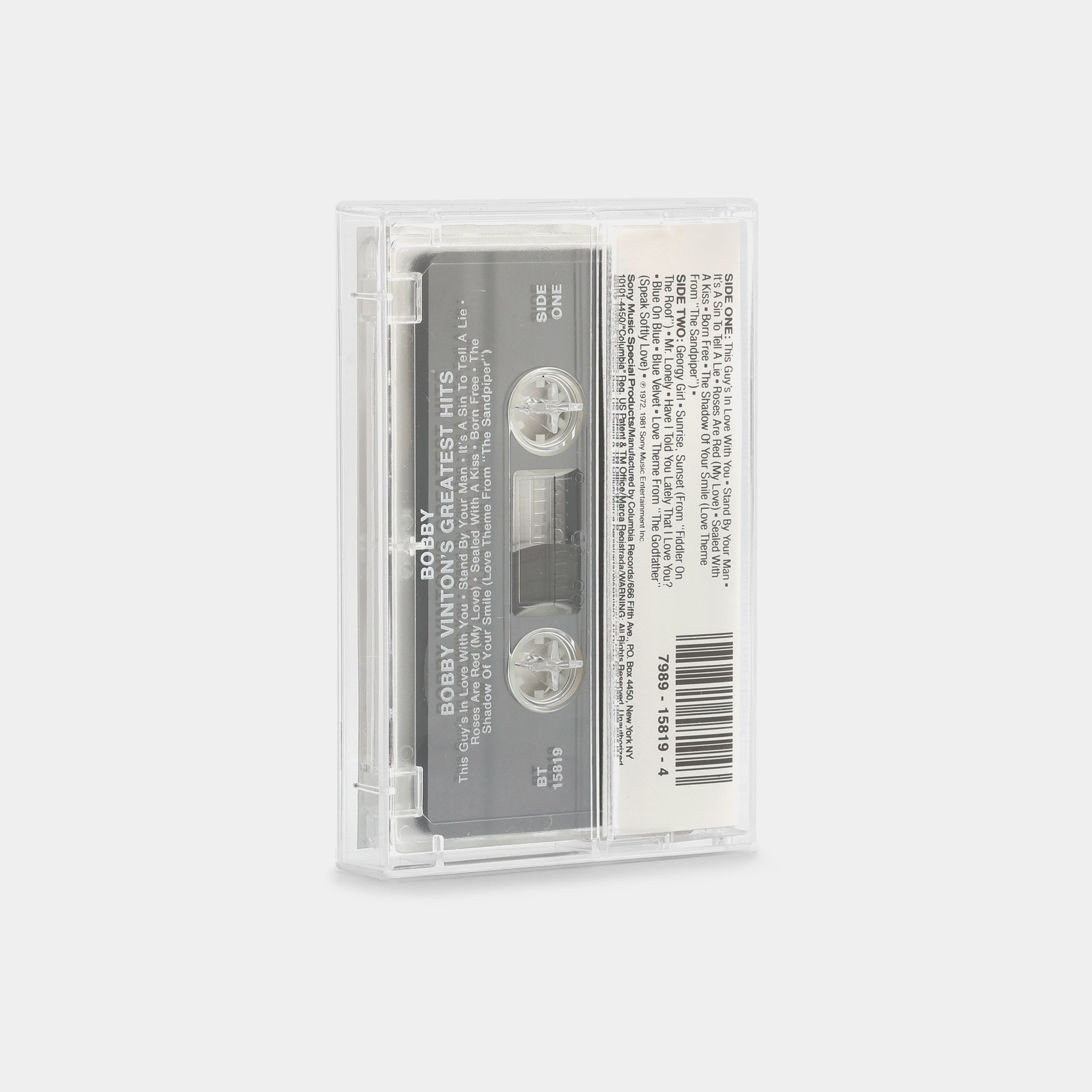 Bobby Vinton - Bobby Vinton's Greatest Hits Cassette Tape