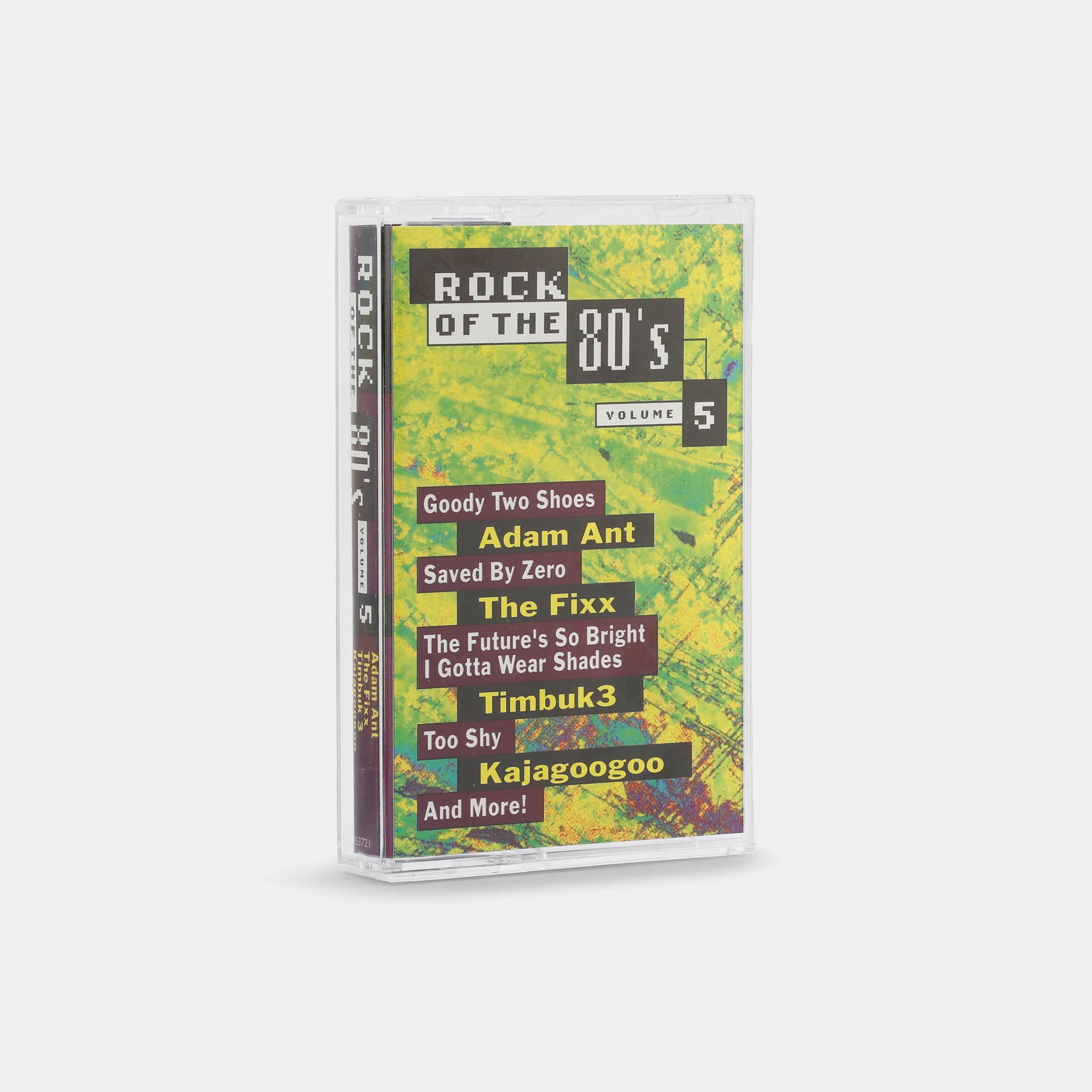 Rock Of The 80's Volume 5 Cassette Tape