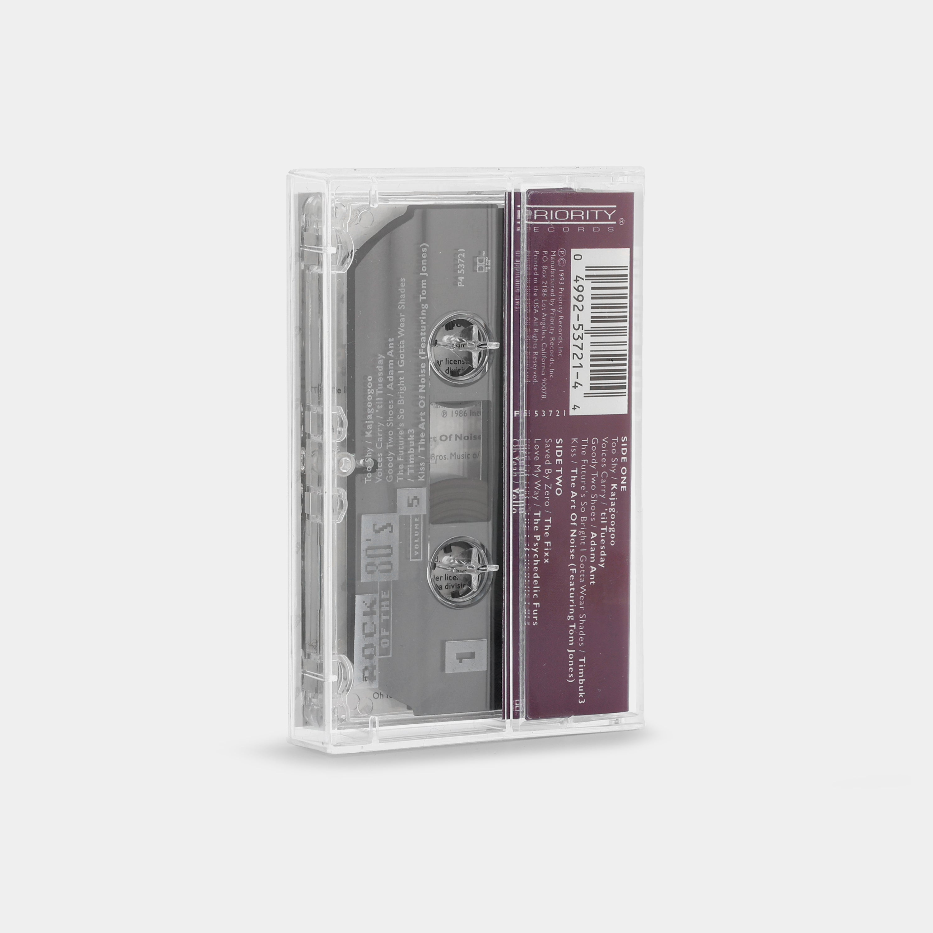 Rock Of The 80's Volume 5 Cassette Tape