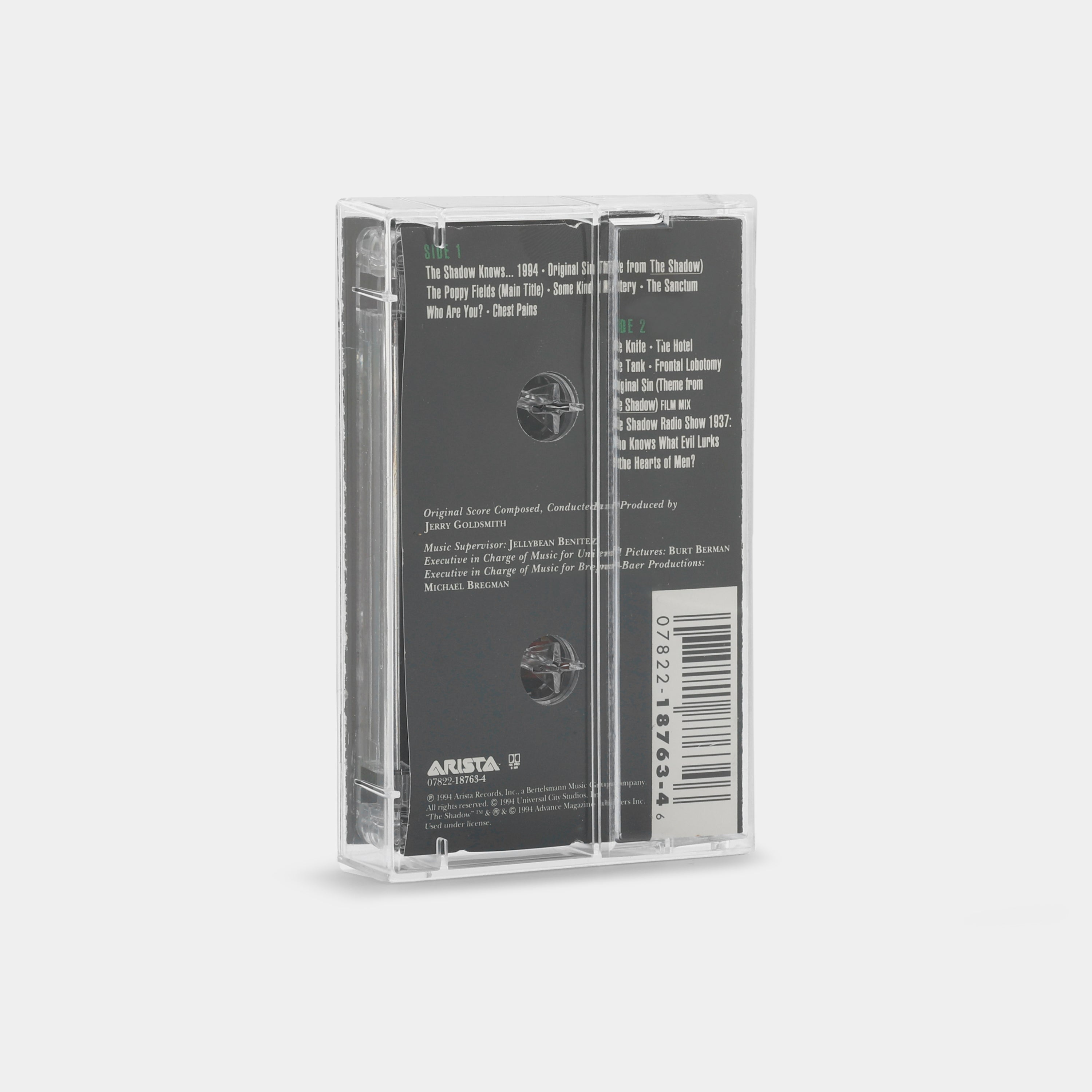 Jerry Goldsmith - The Shadow, Original Motion Picture Soundtrack Cassette Tape