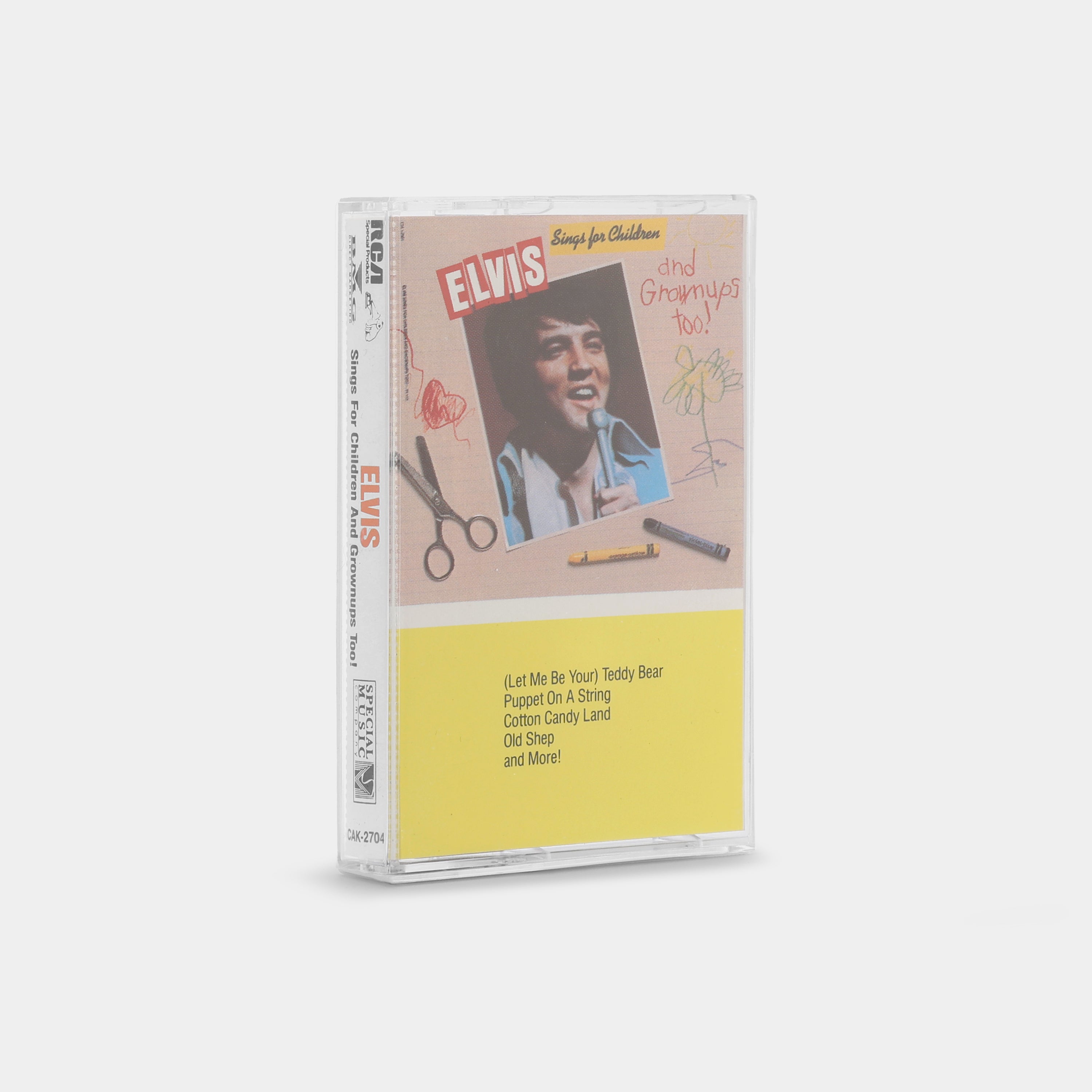 Elvis Presley - Elvis Sings For Children And Grownups Too! Cassette Tape