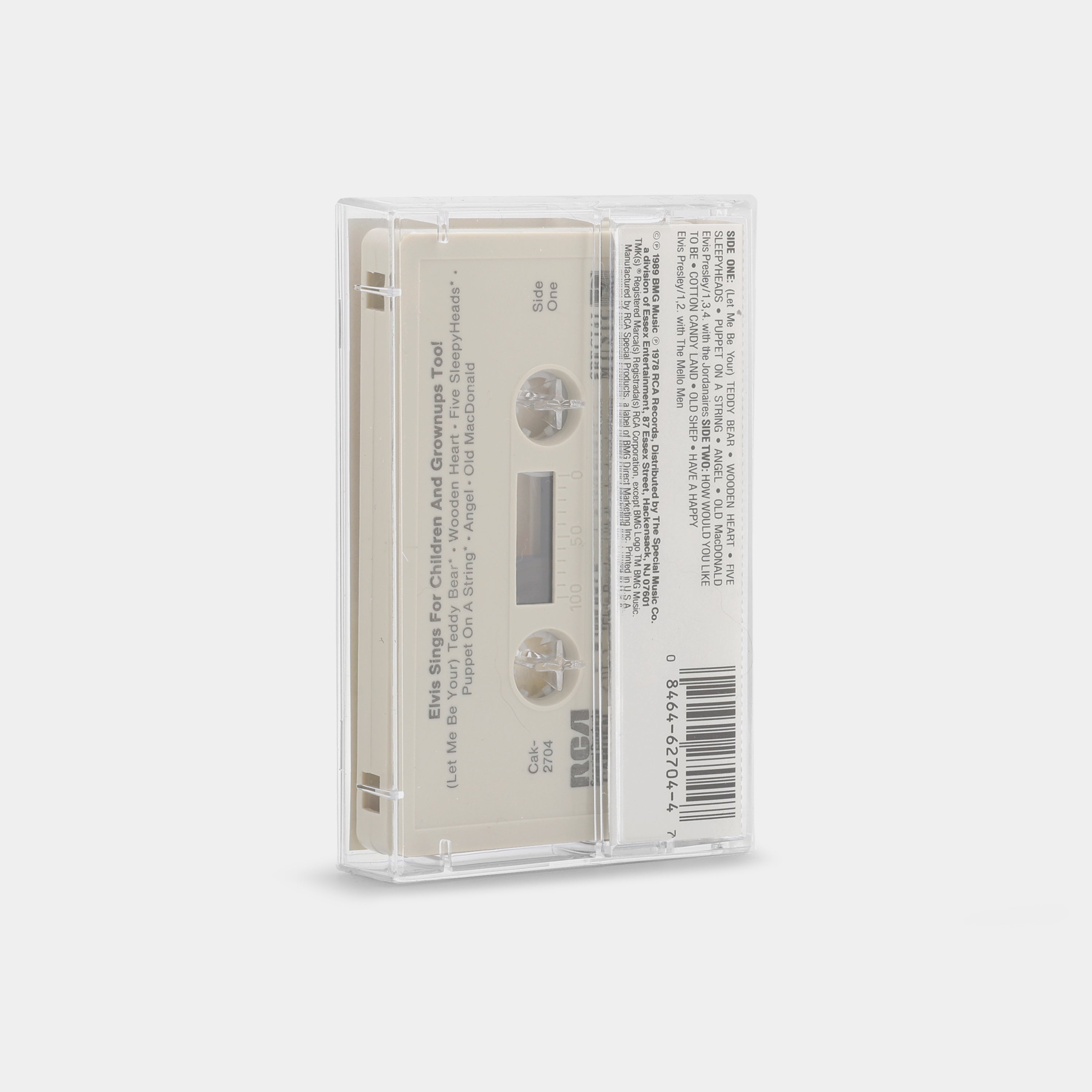 Elvis Presley - Elvis Sings For Children And Grownups Too! Cassette Tape