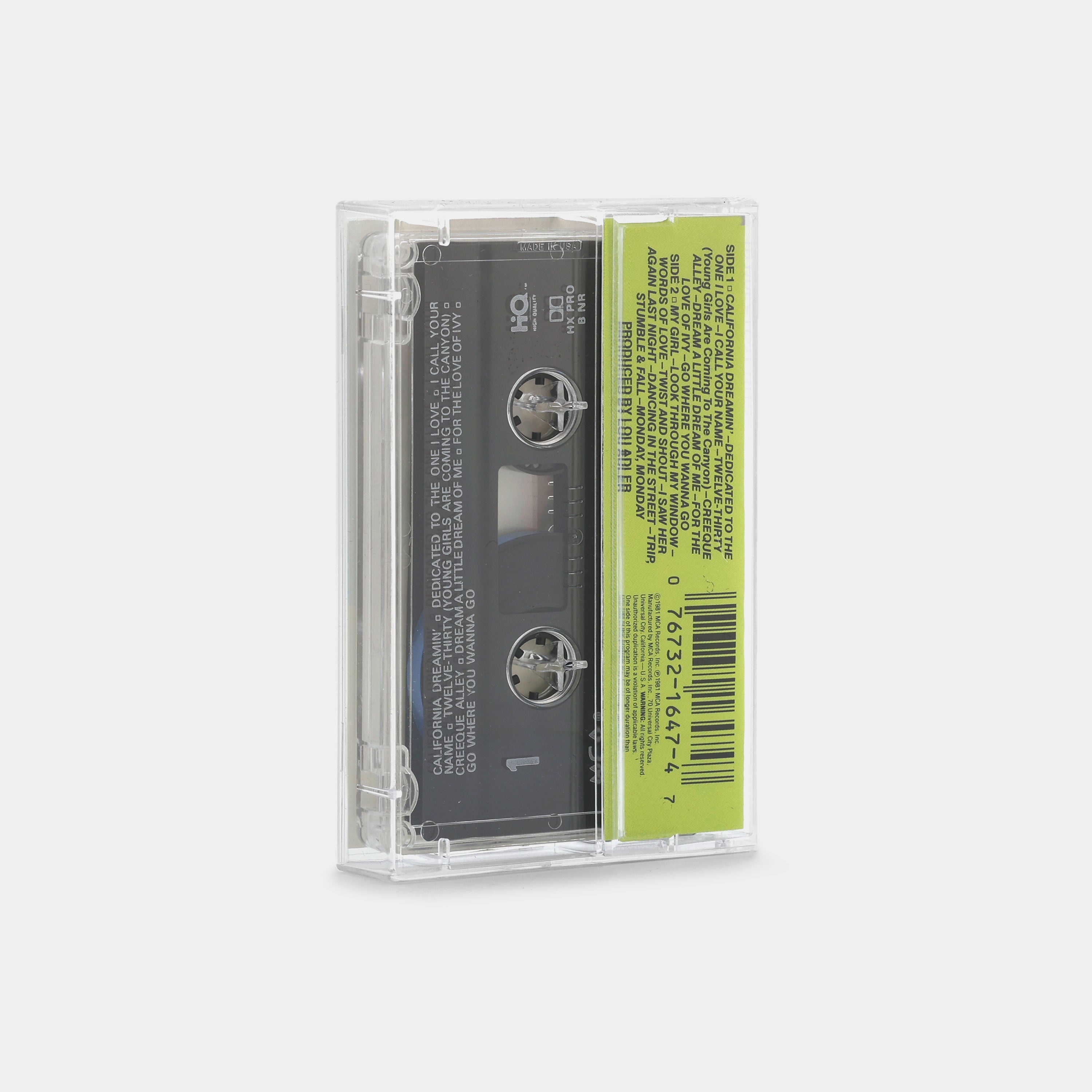 The Mamas & The Papas - 16 Of Their Greatest Hits Cassette Tape