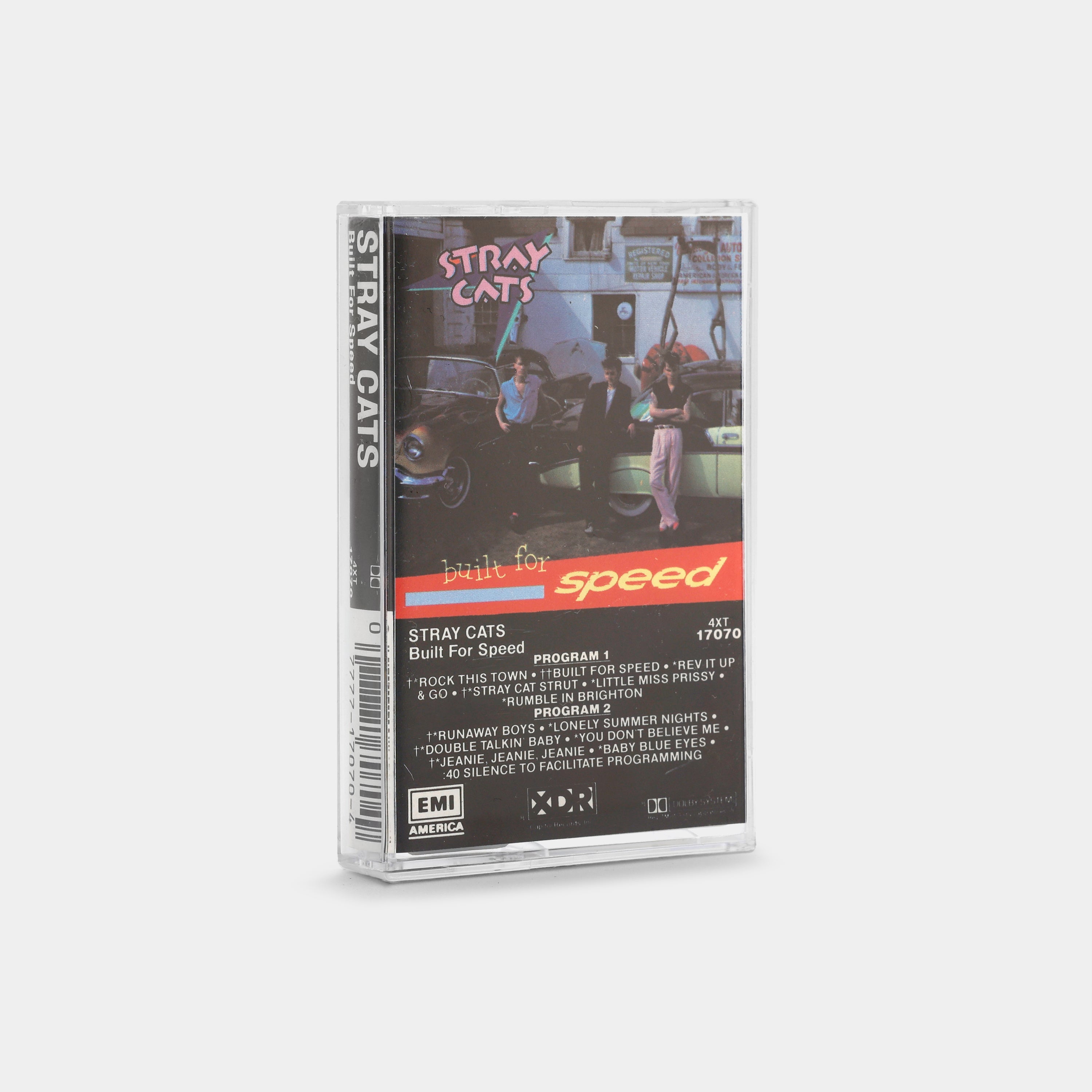 Stray Cats - Built For Speed Cassette Tape