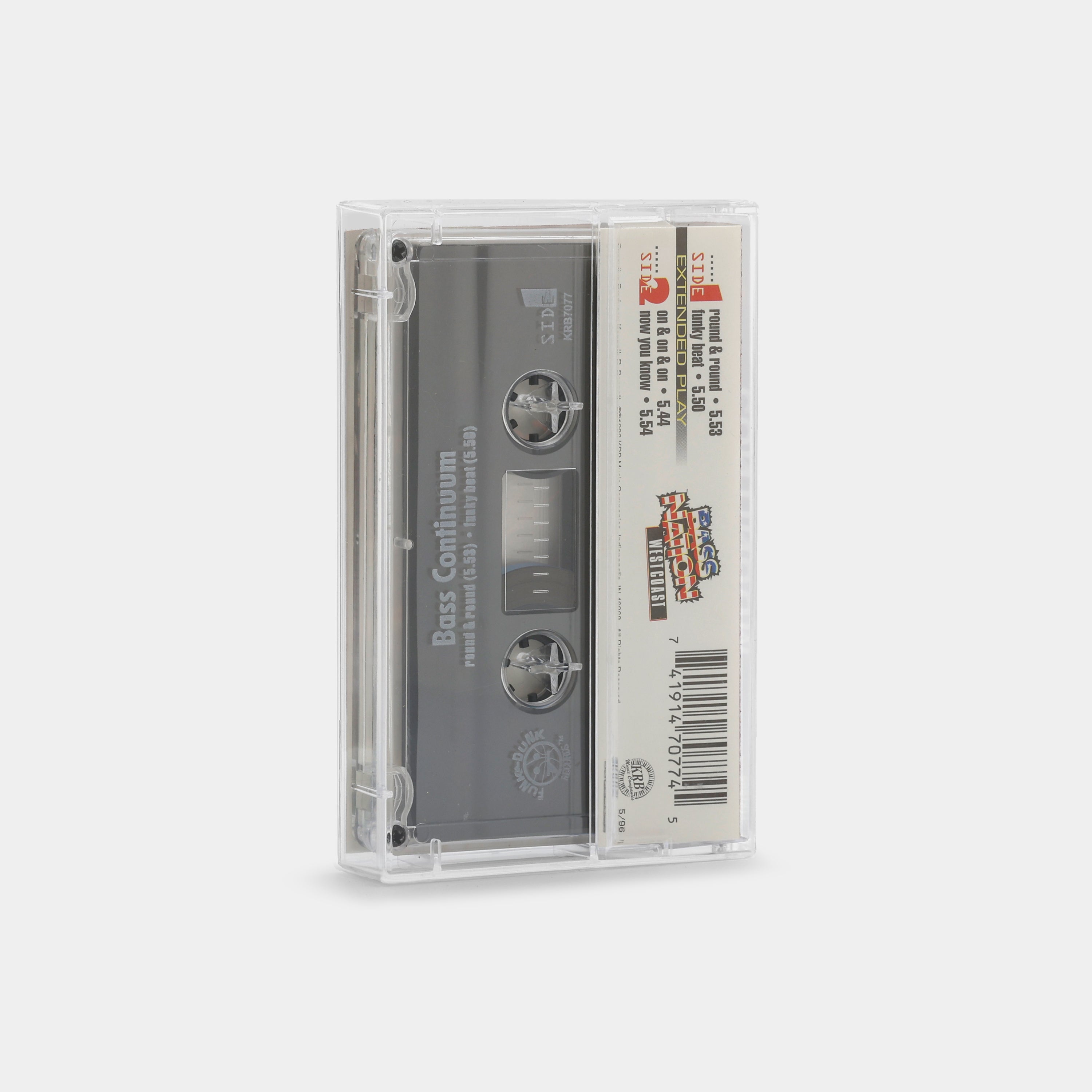 Bass Nation - Bass Continuum (West Coast Jams) Cassette Tape