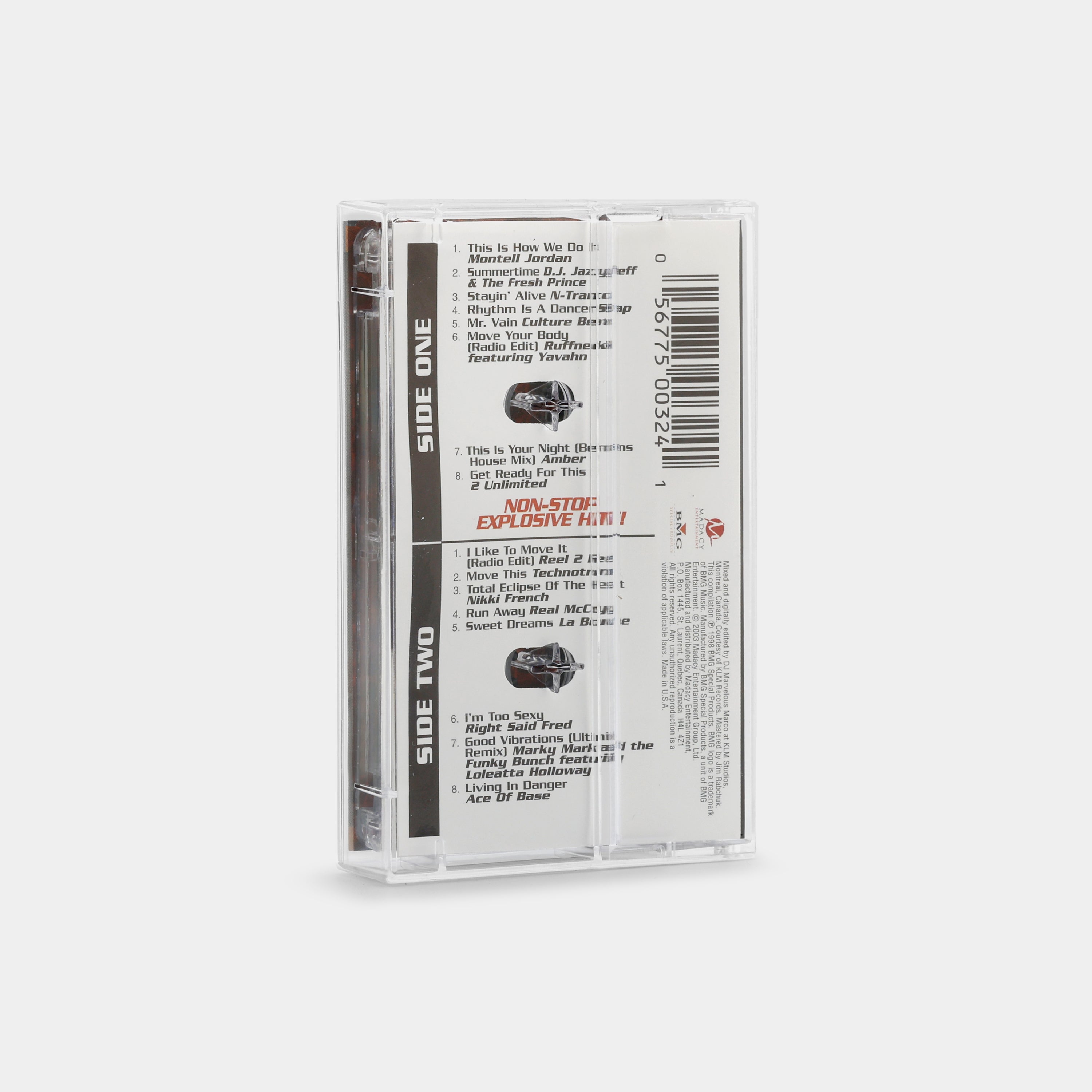 Explosive Dance Party Cassette Tape