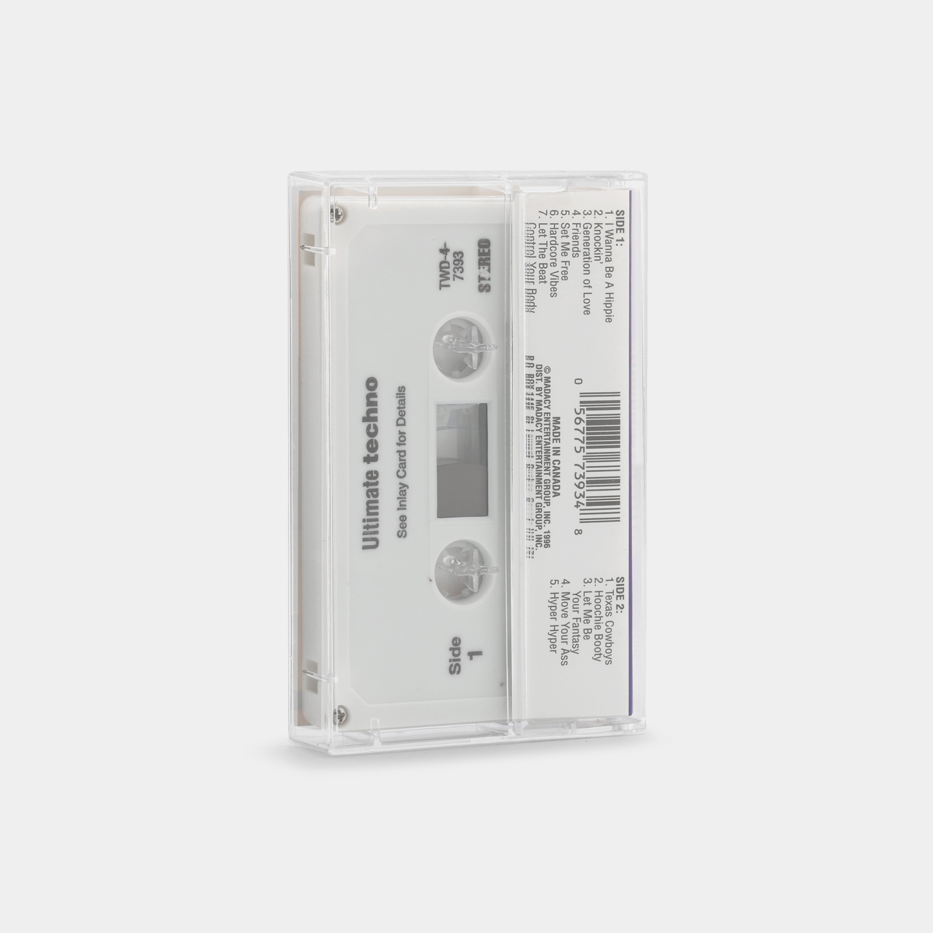 D.J. Jungle D - Ultimate Techno Cassette Tape
