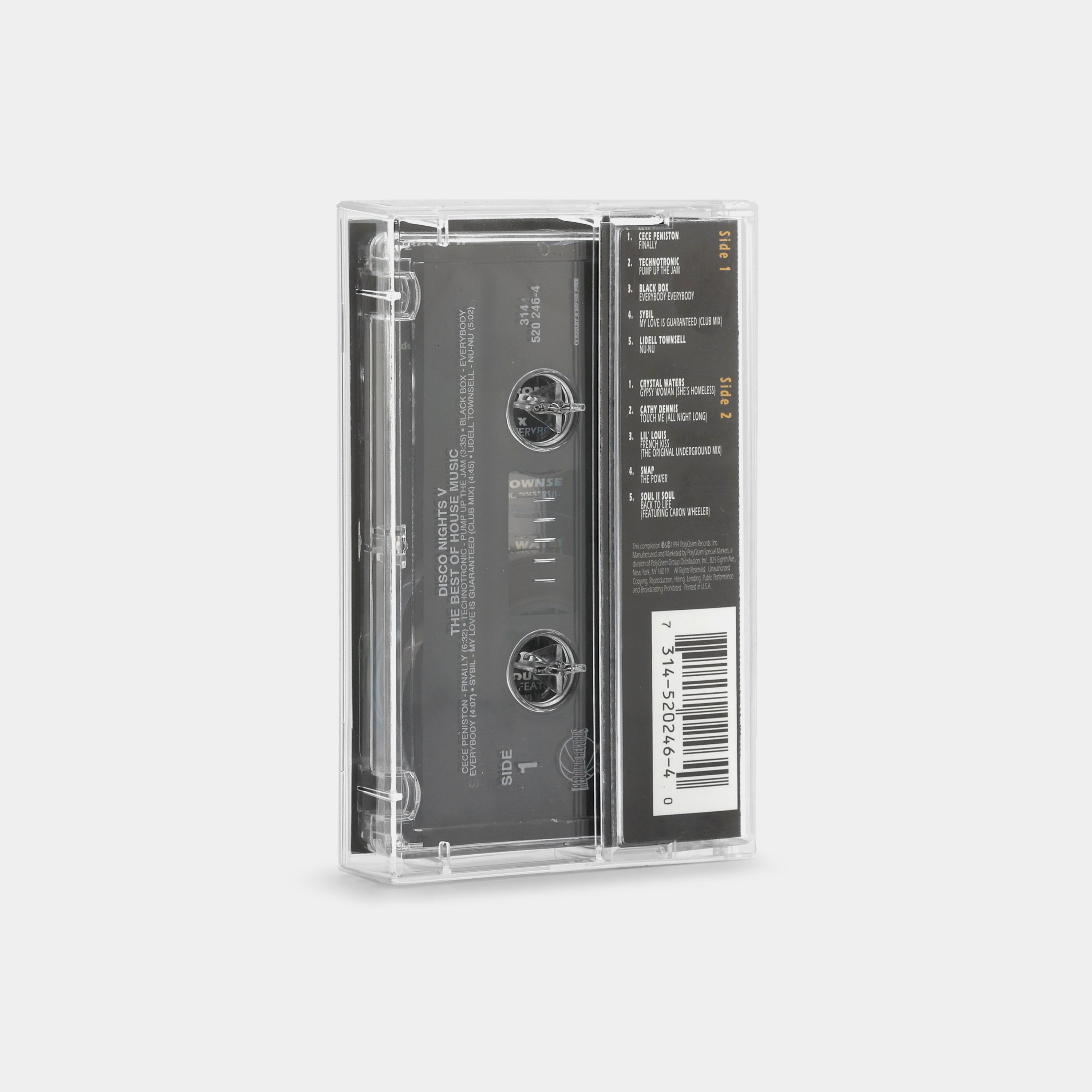 The Best Of House Music (Disco Nights Vol. 5) Cassette Tape