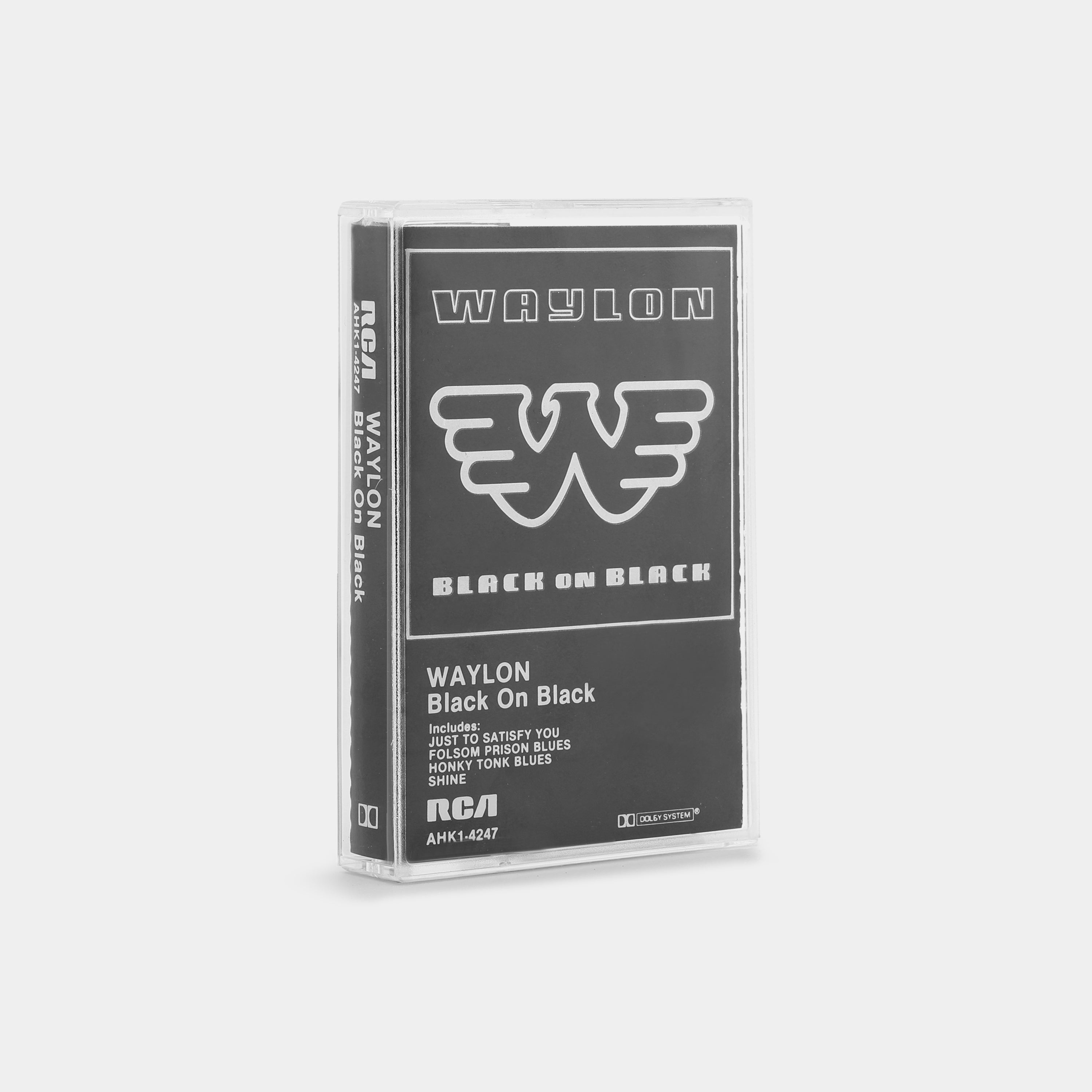 Waylon Jennings - Black On Black Cassette Tape