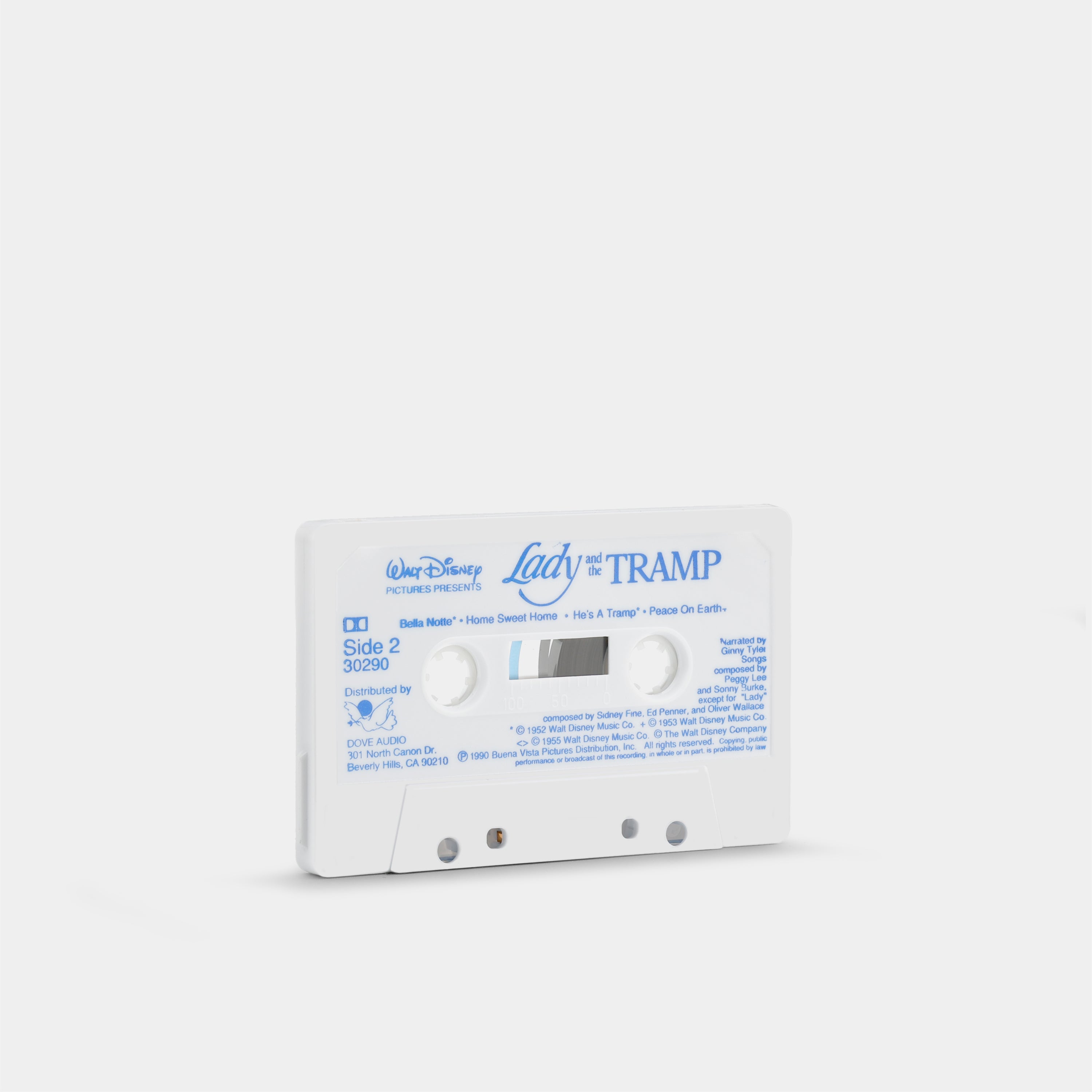 Walt Disney's Lady And The Tramp Cassette Tape