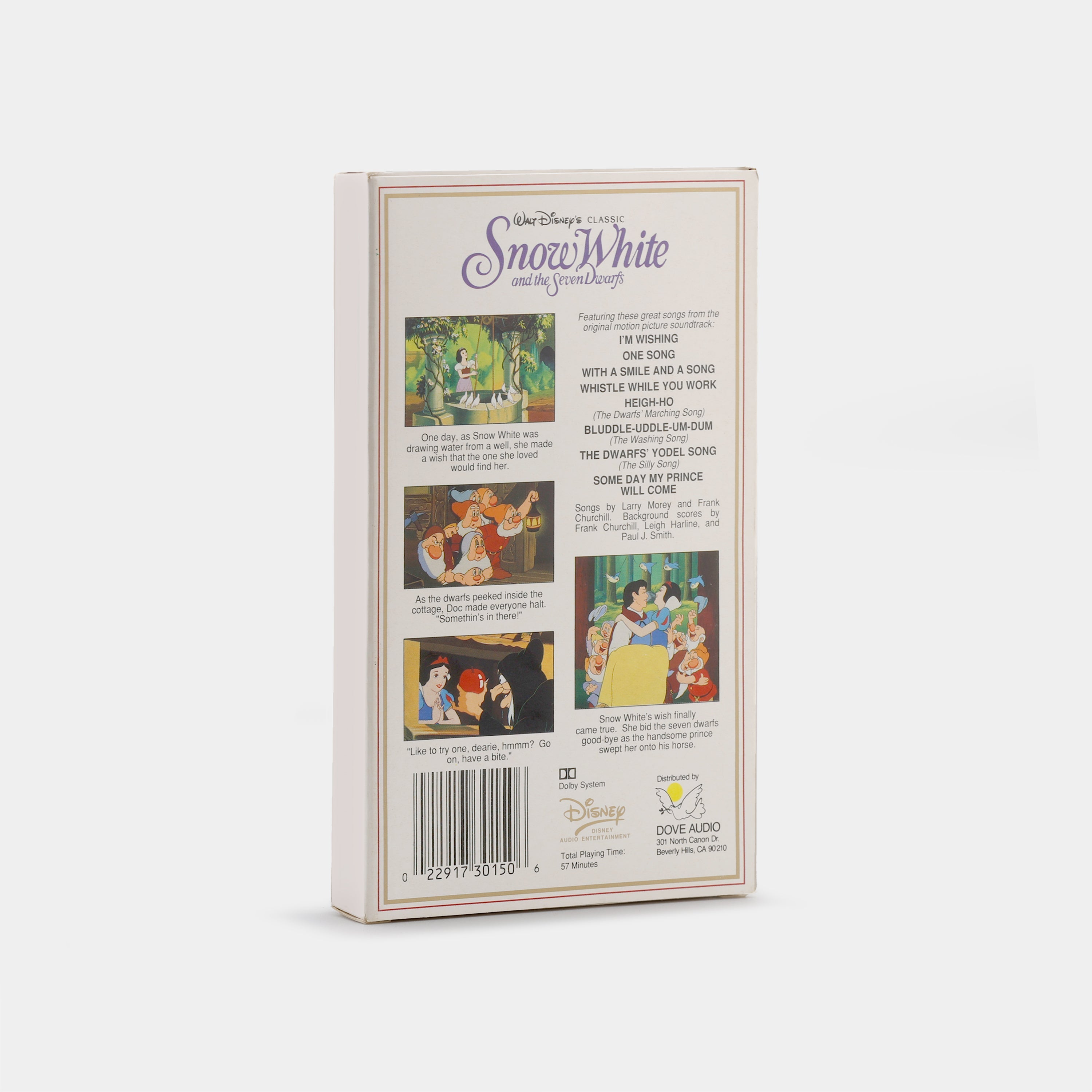Walt Disney's Snow White and the Seven Dwarfs Cassette Tape