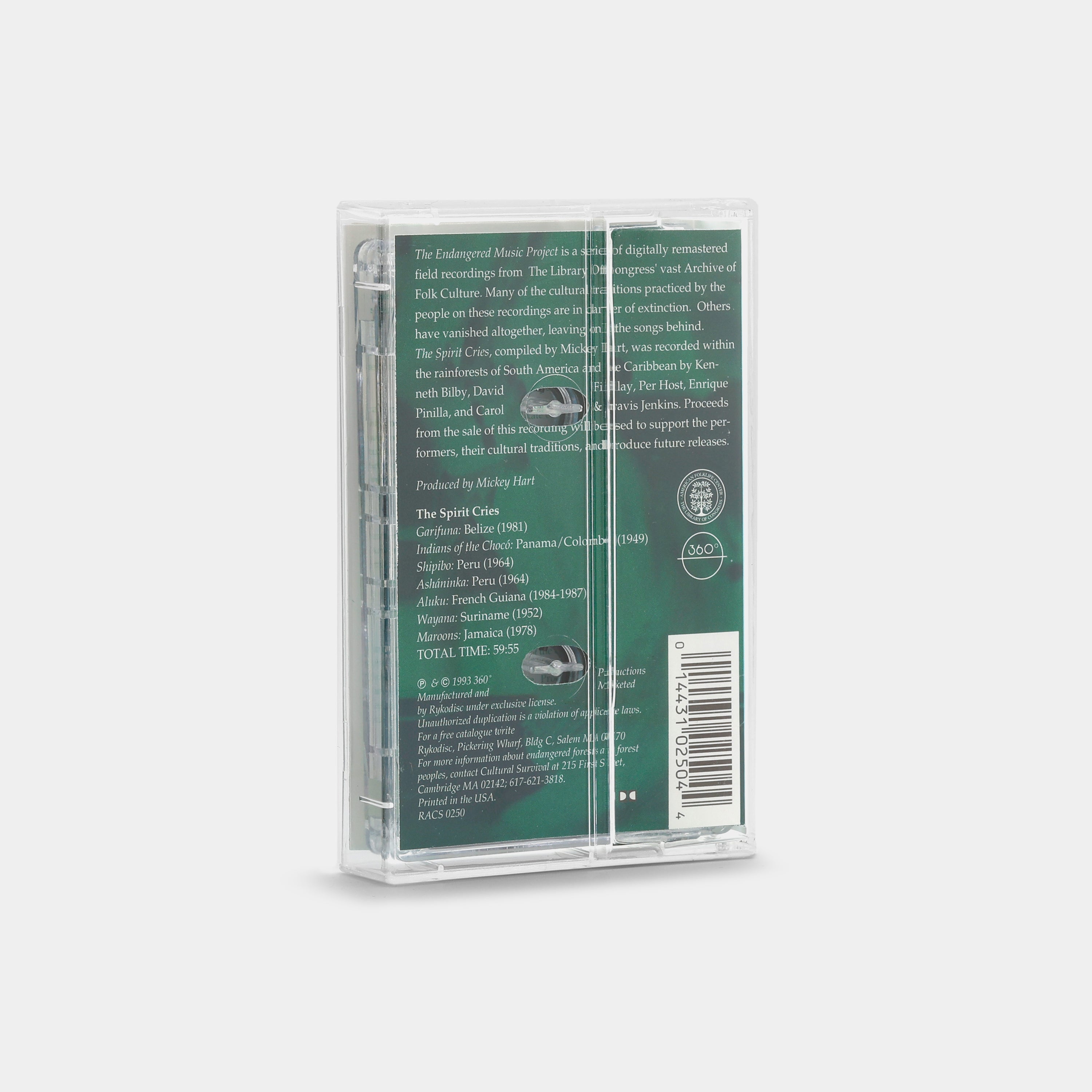 The Spirit Cries Music Of The Rain Forests Of South America & The Caribbean Cassette Tape