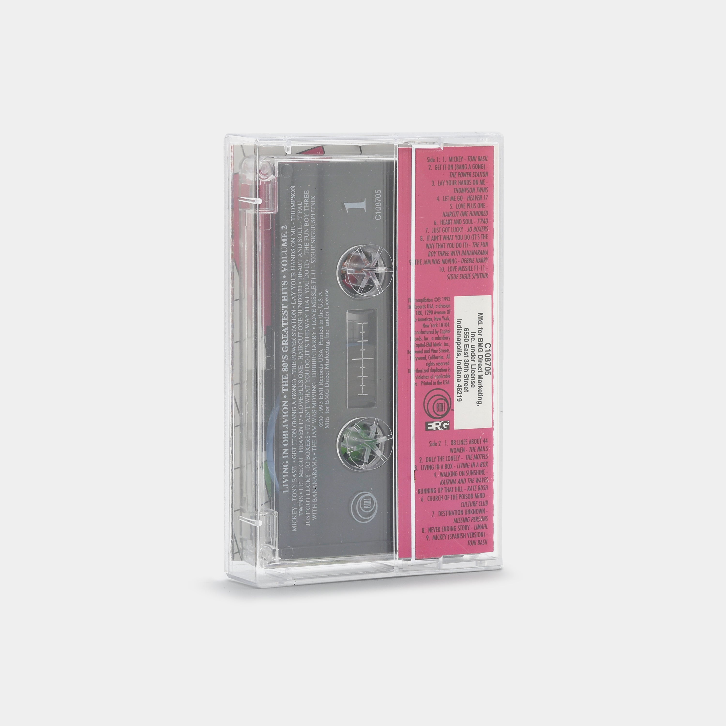 Living In Oblivion The 80s Greatest Hits Volume 2 Cassette Tape