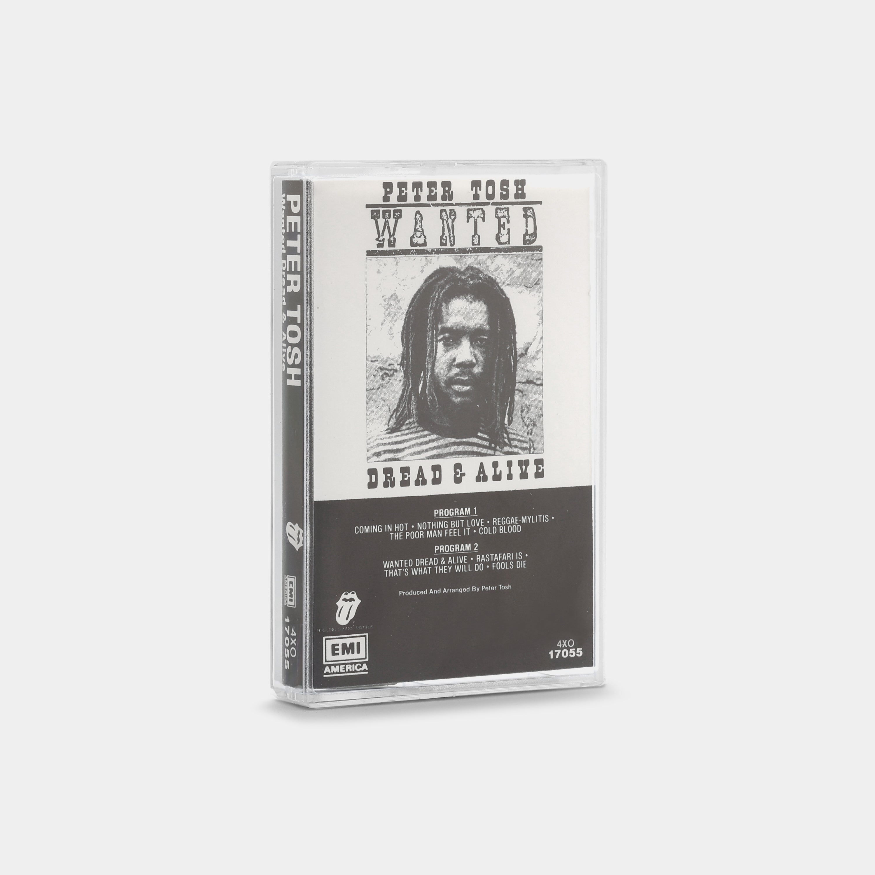 Peter Tosh - Wanted Dread & Alive Cassette Tape