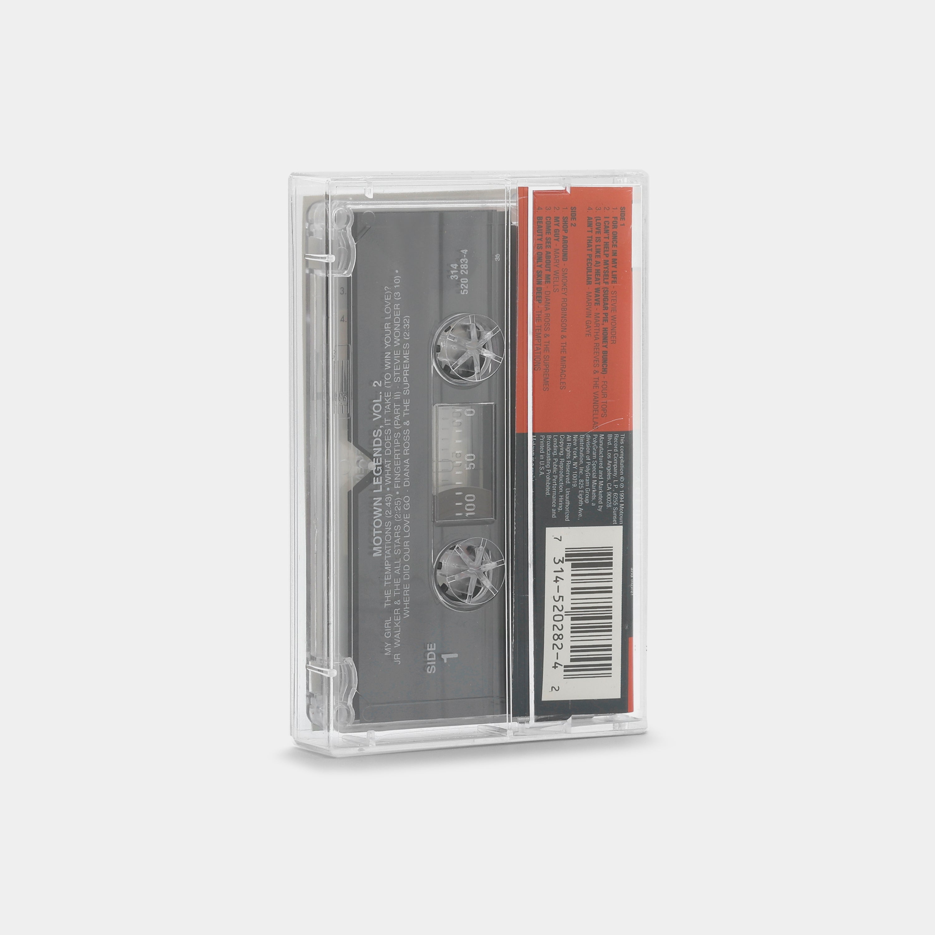 Motown Legends Volume 1 Cassette Tape