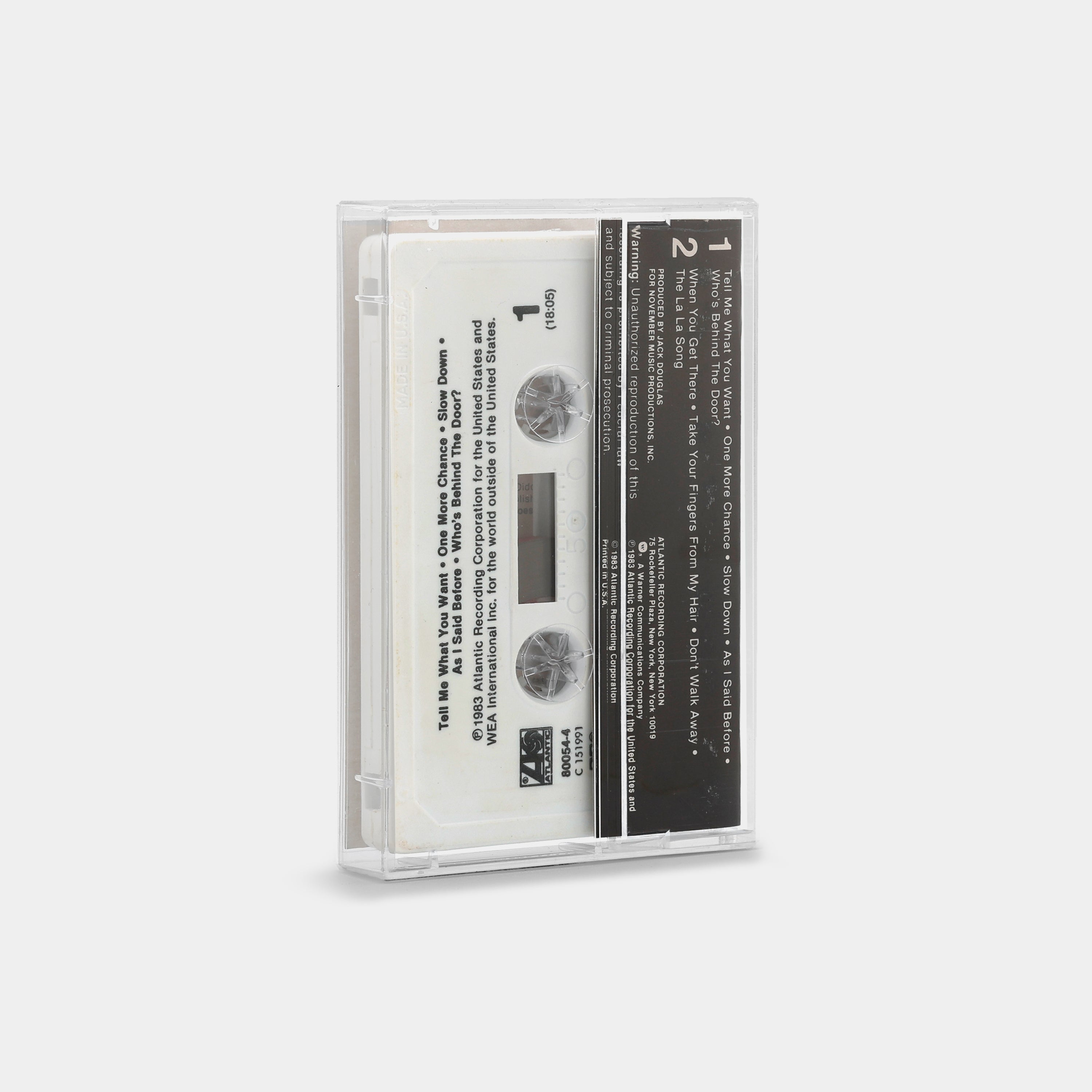 Zebra - Zebra Cassette Tape
