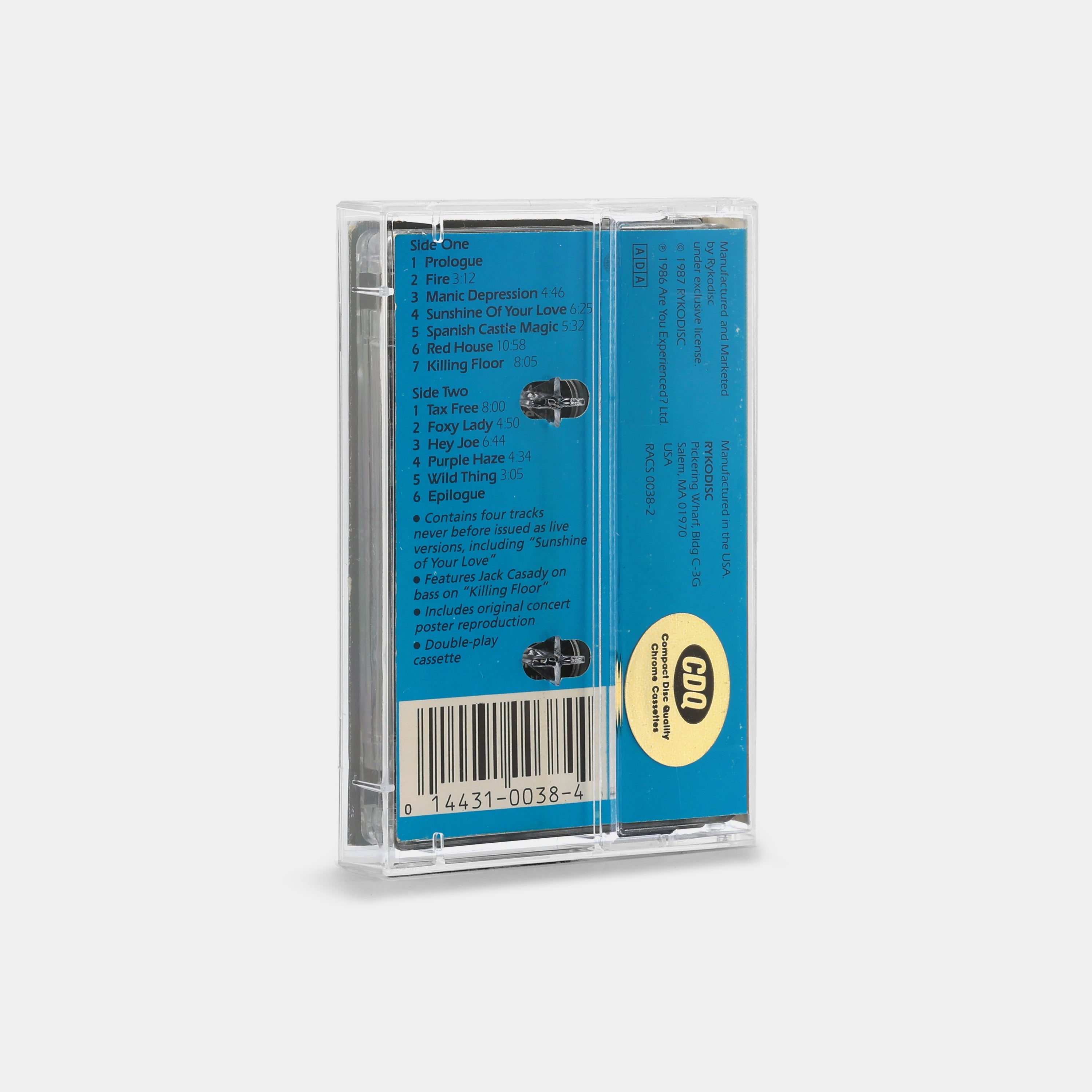 Jimi Hendrix - The Jimi Hendrix Experience: Live At Winterland Cassette Tape