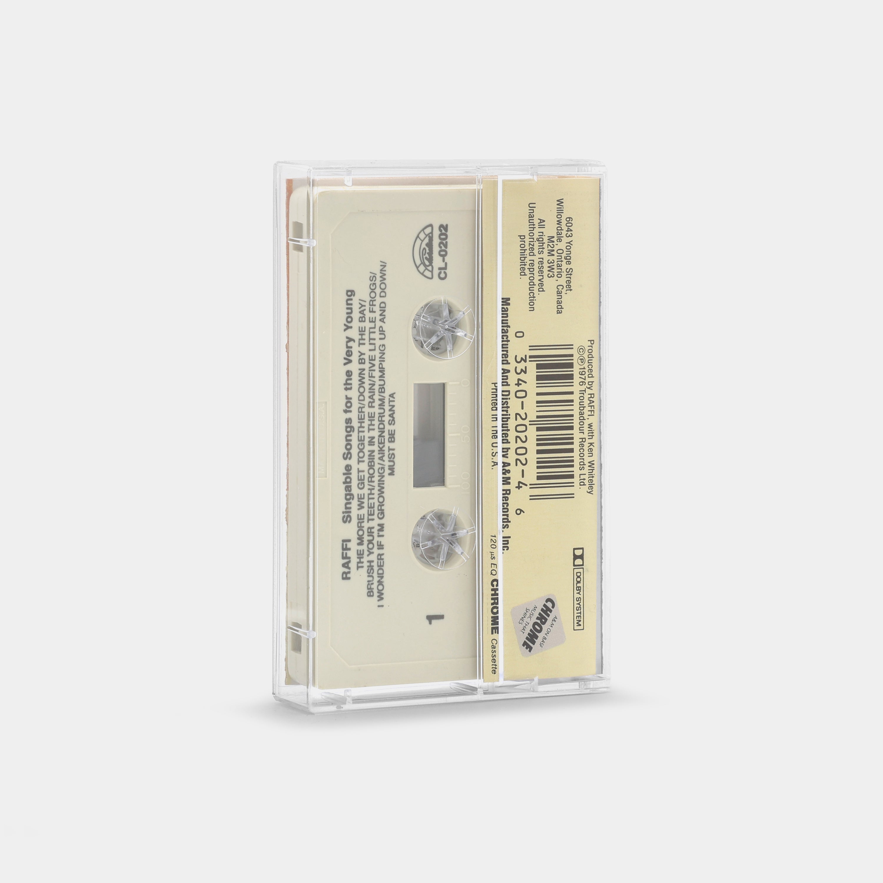 Raffi - Singable Songs For The Very Young Cassette Tape