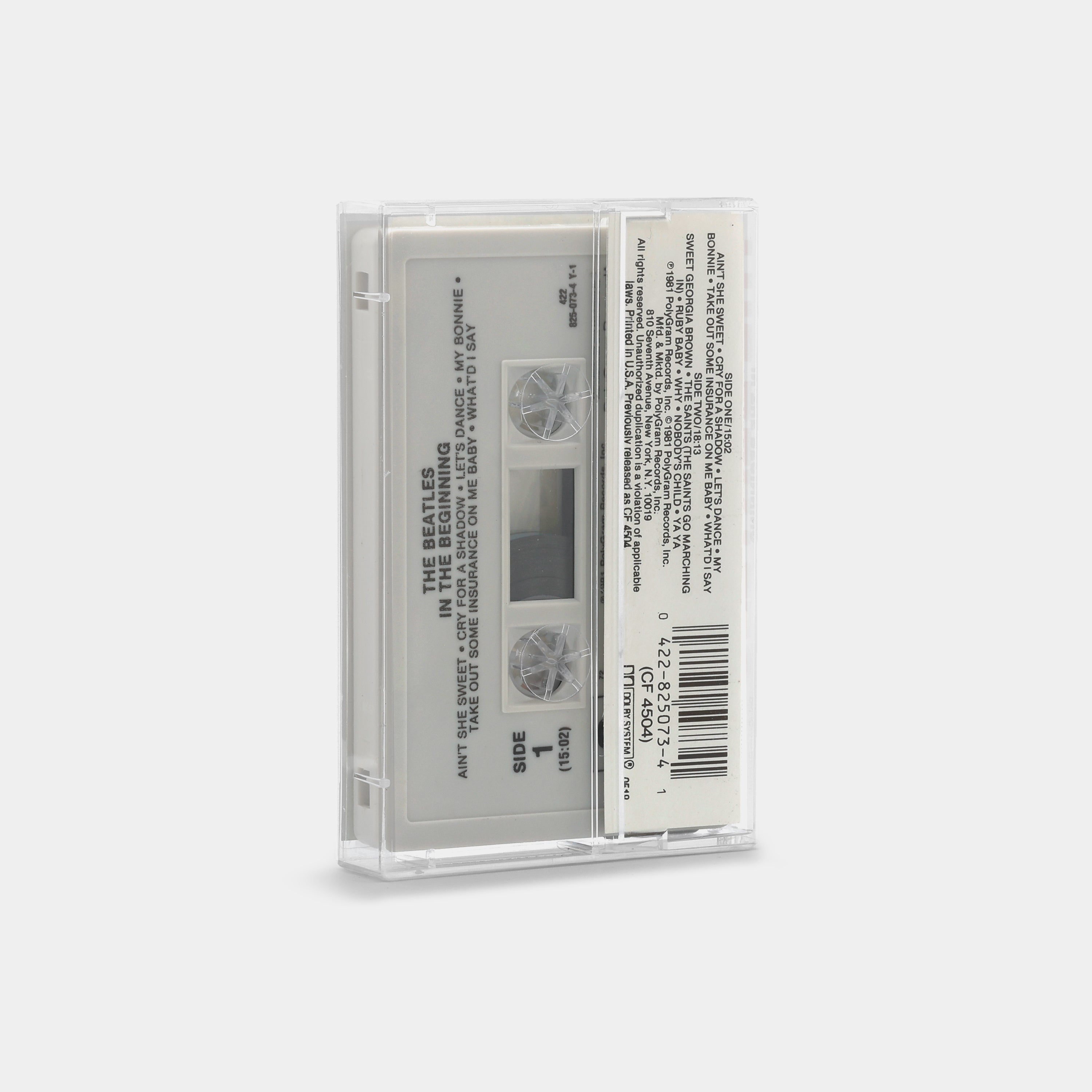 The Beatles Featuring Tony Sheridan - In The Beginning Cassette Tape