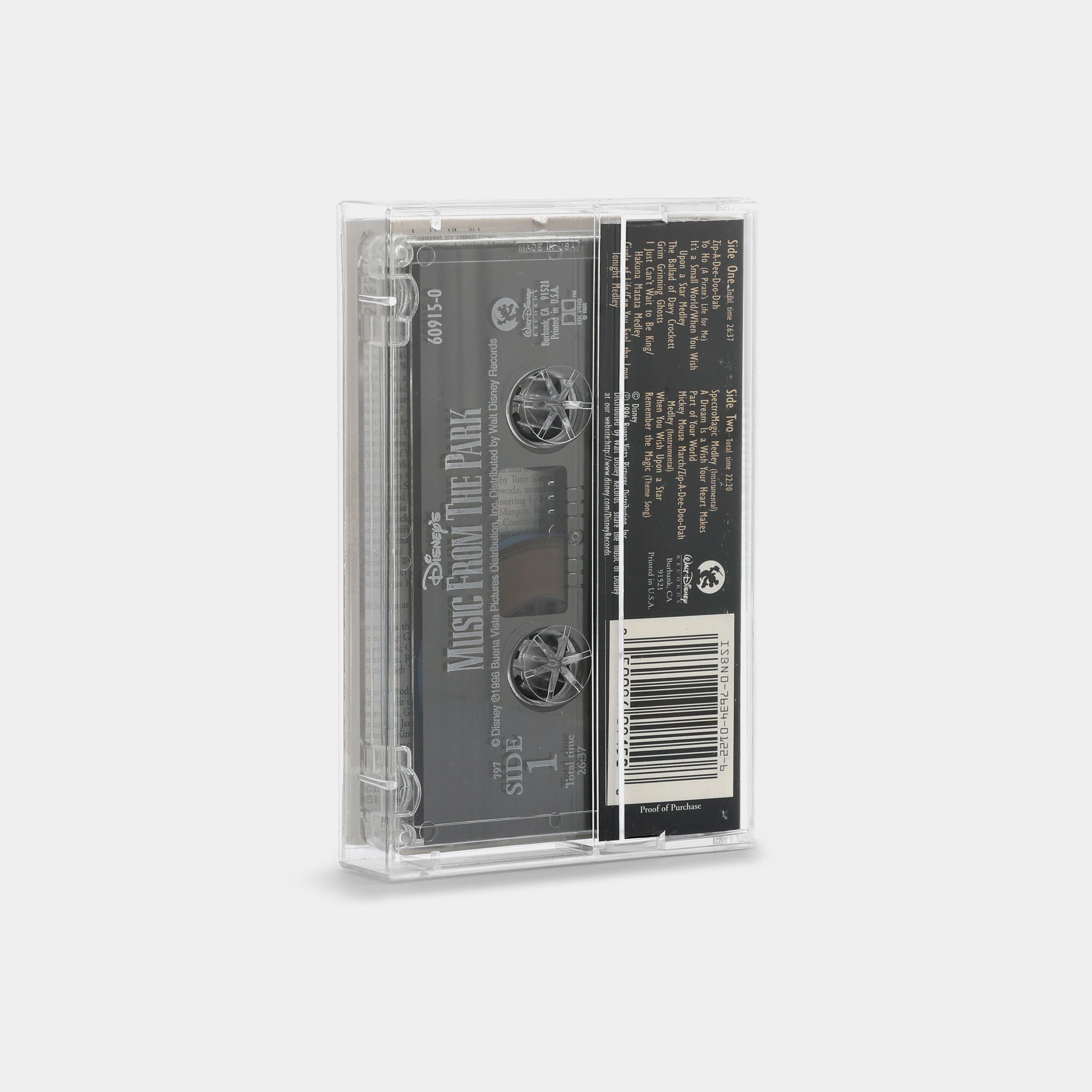 Disney's Music From The Park Cassette Tape