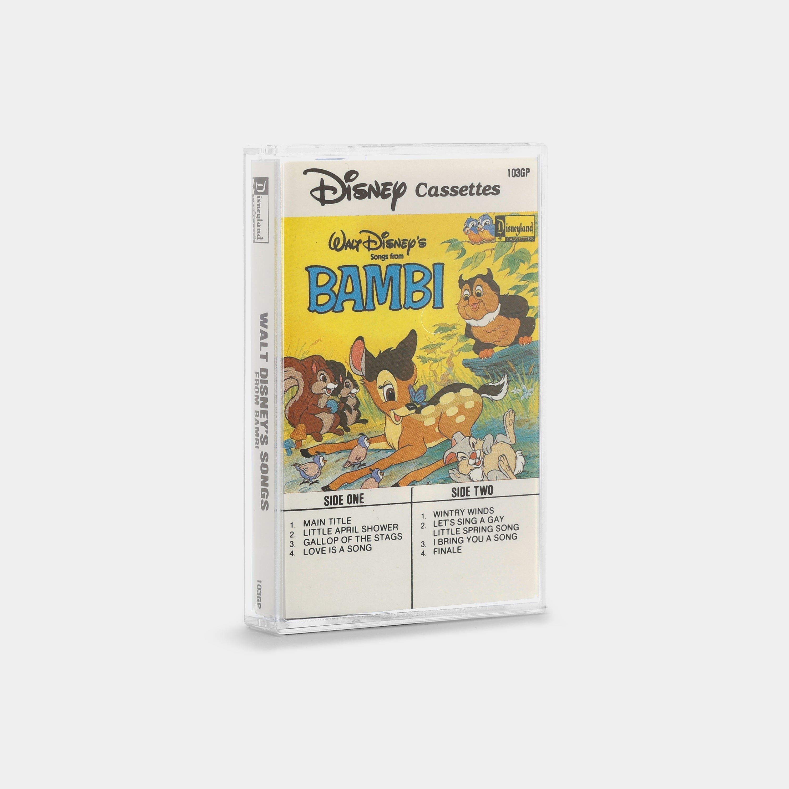 Walt Disney's Songs From Bambi Cassette Tape