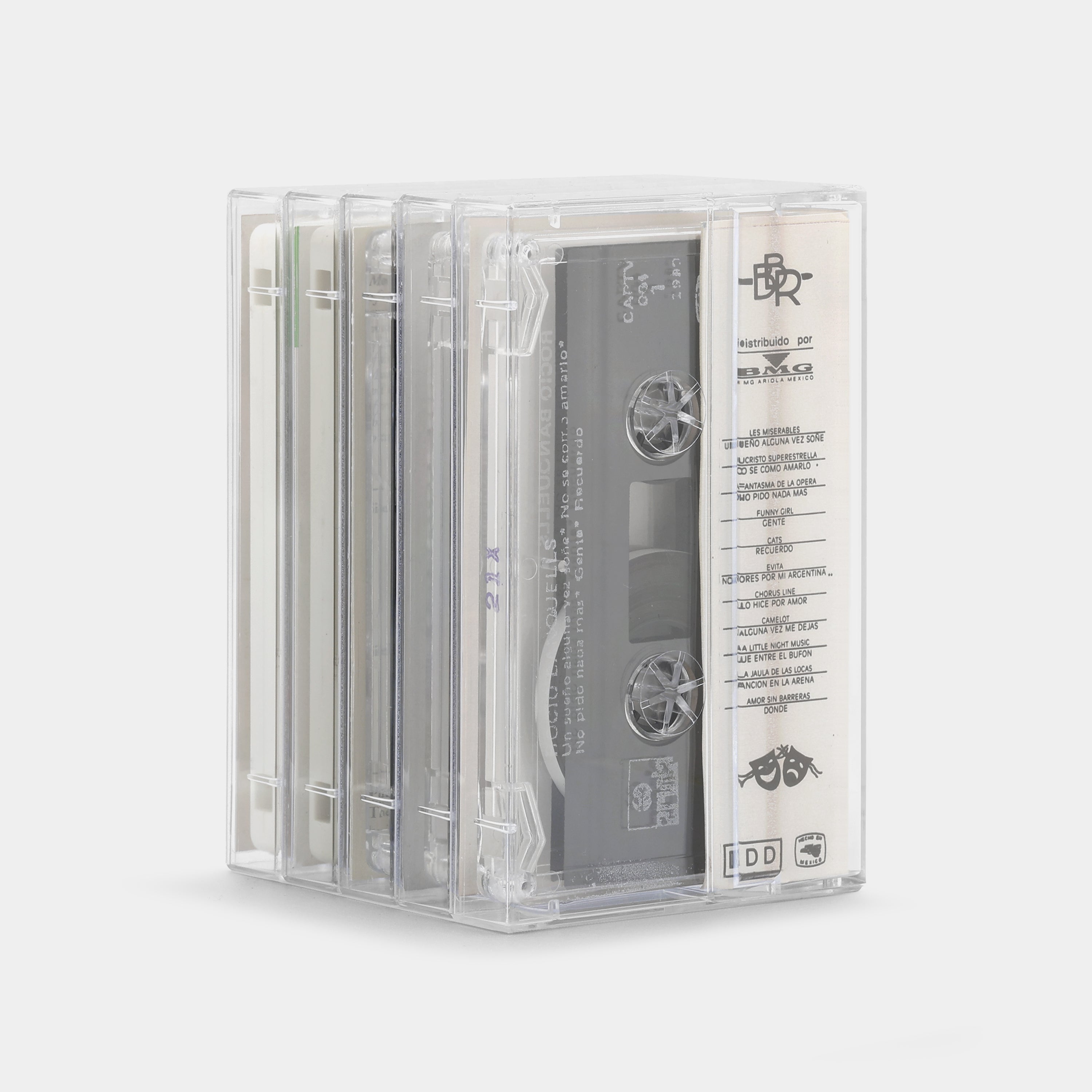 Lot of 5 Miscellaneous International Cassette Tapes